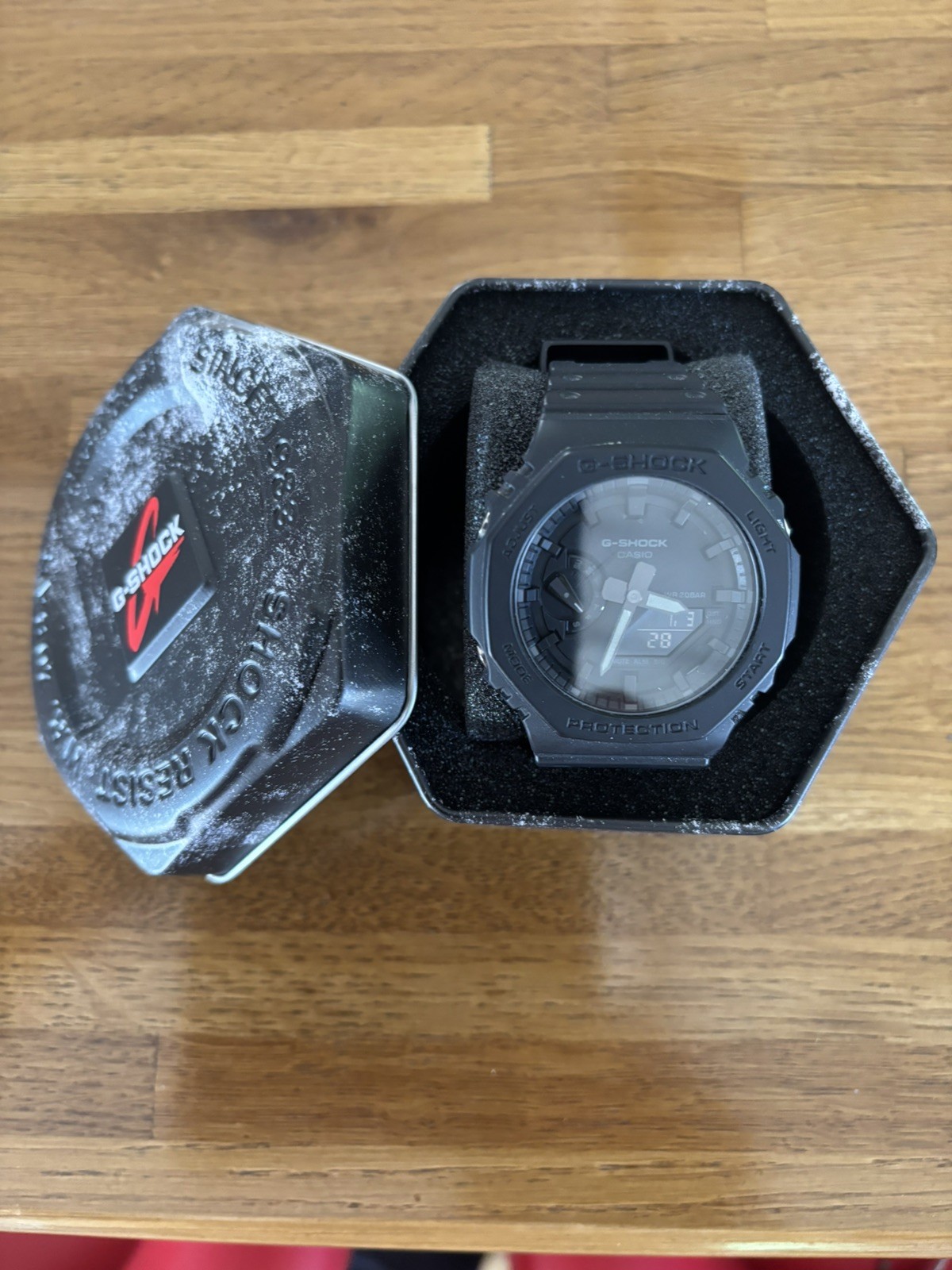 Casio G-SHOCK GA-2100 Black Analogue/Digital Resin Watch 200m 45mm