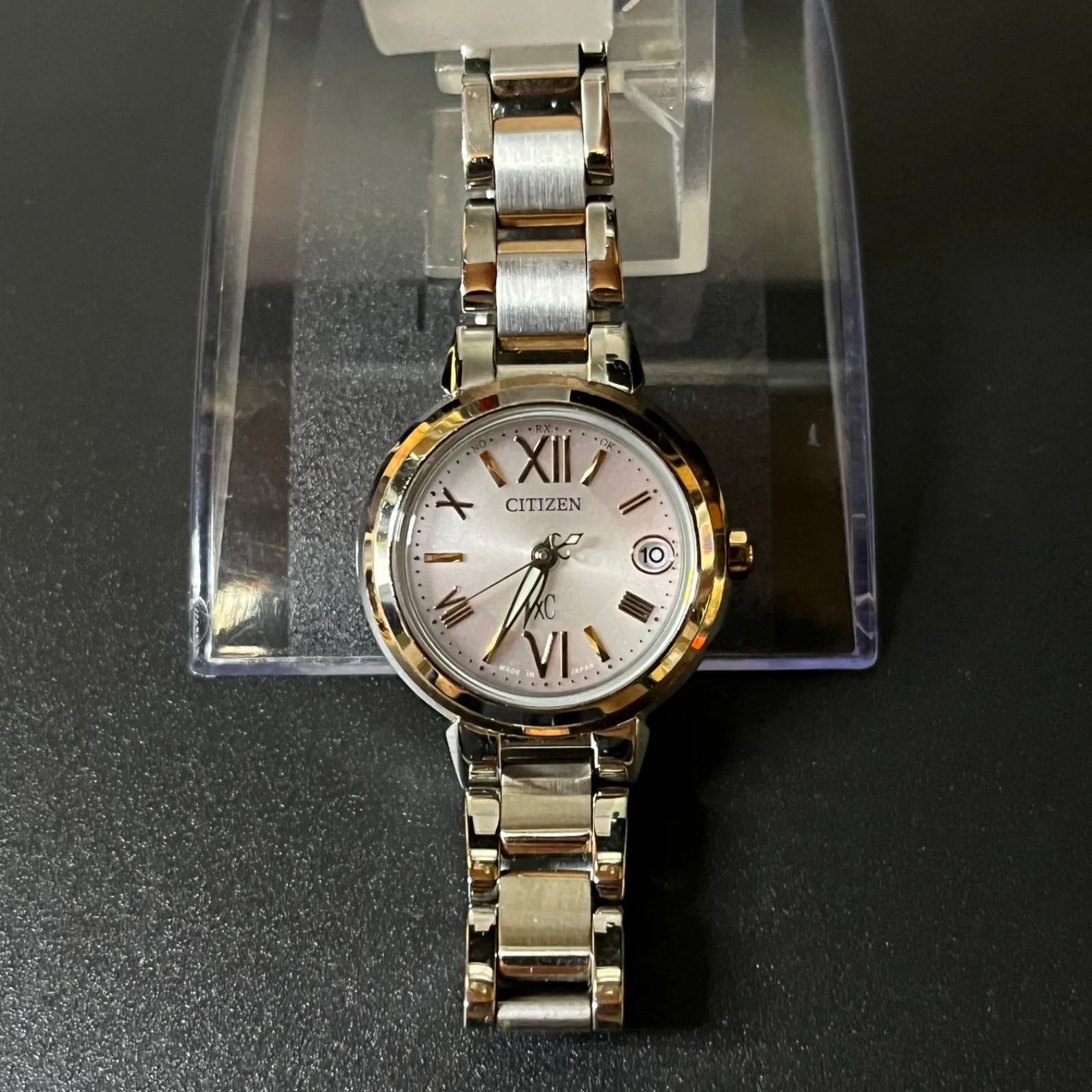 [Working Condition] CITIZEN XC Cross Sea H058-T016553 Pink Dial Solar-Powered Wa
