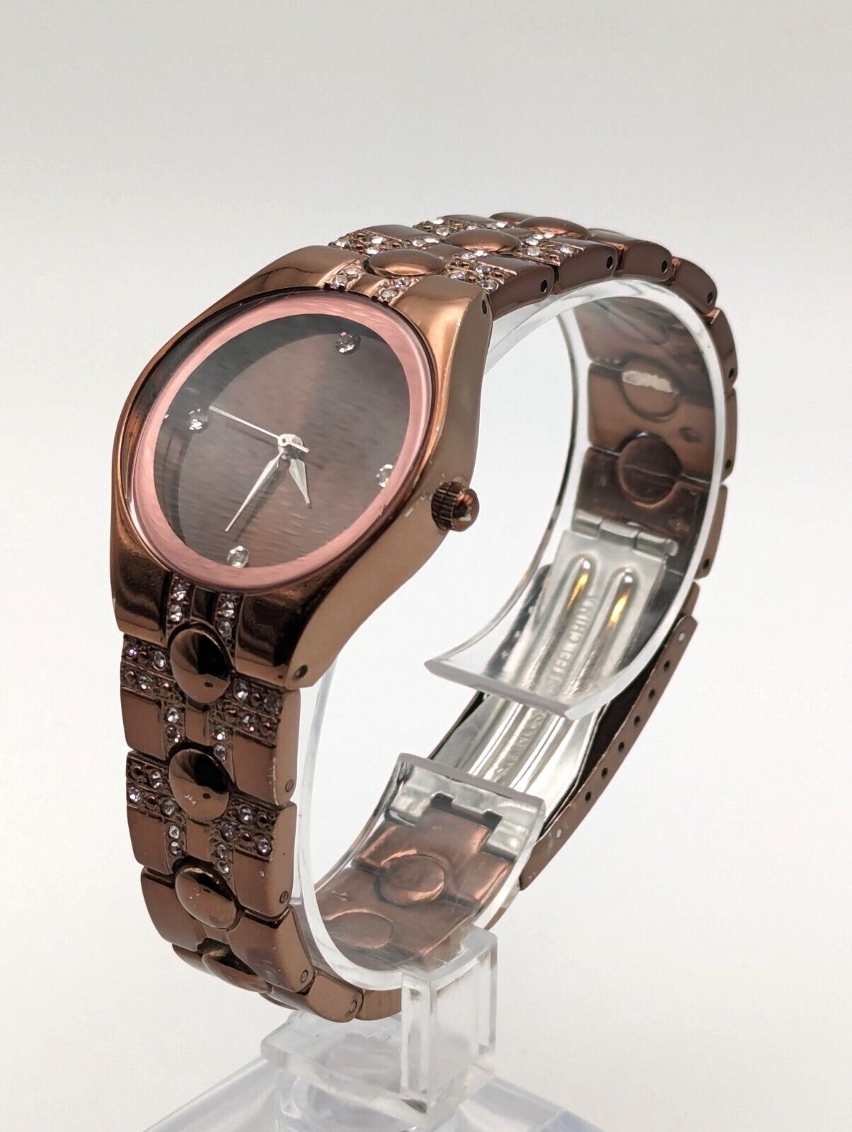 Allude Ladies Watch FMDAL398 Crystals on Face & Band New Battery