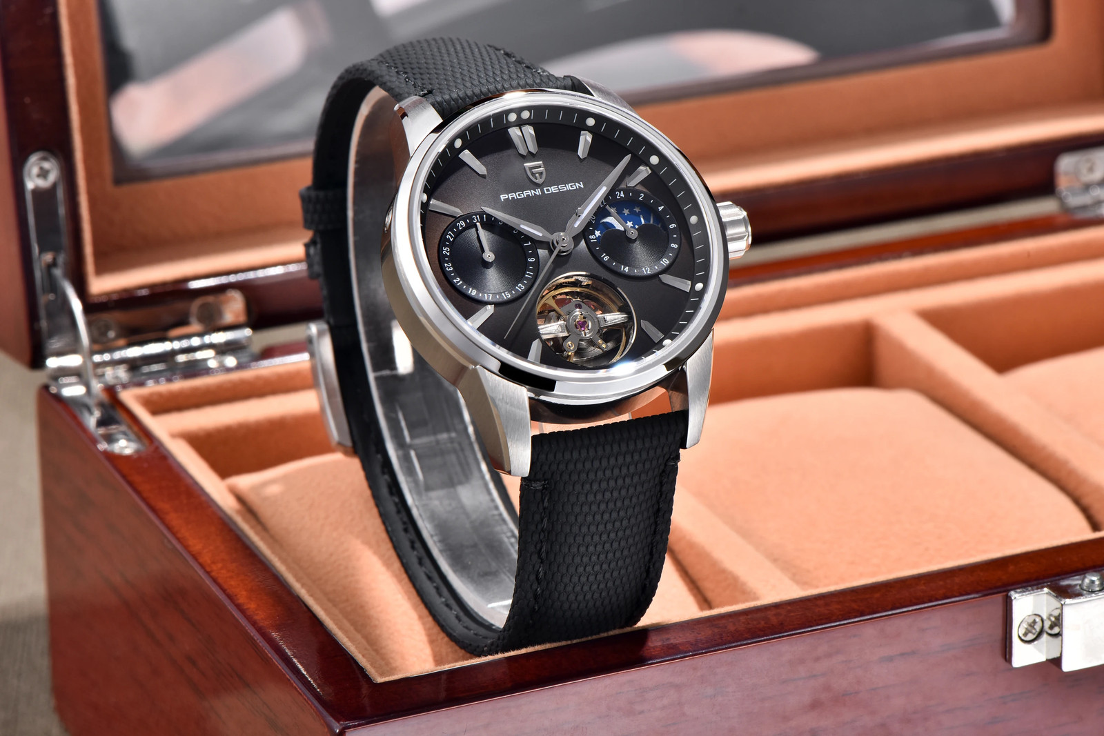 2026 Men Mechanical Watch 41mm Sapphire Crystal Stainless Steel Waterproof