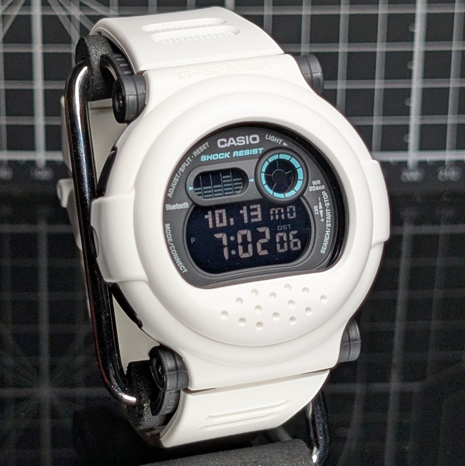 Casio G-Shock Sci-Fi World G-B001 Bluetooth Jason White w/ Glow In The Dark Text