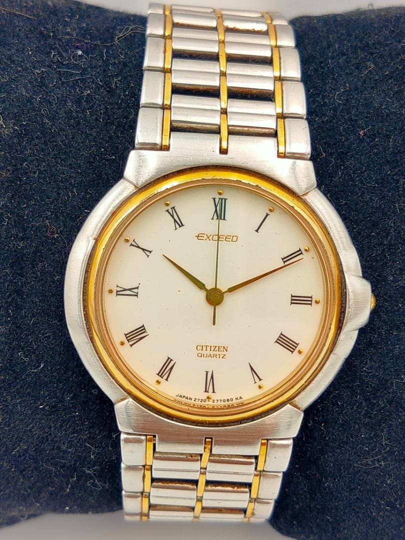 Citizen EXCEED 2730-274032 Y Two-Tone Quartz Dead battery | Japan