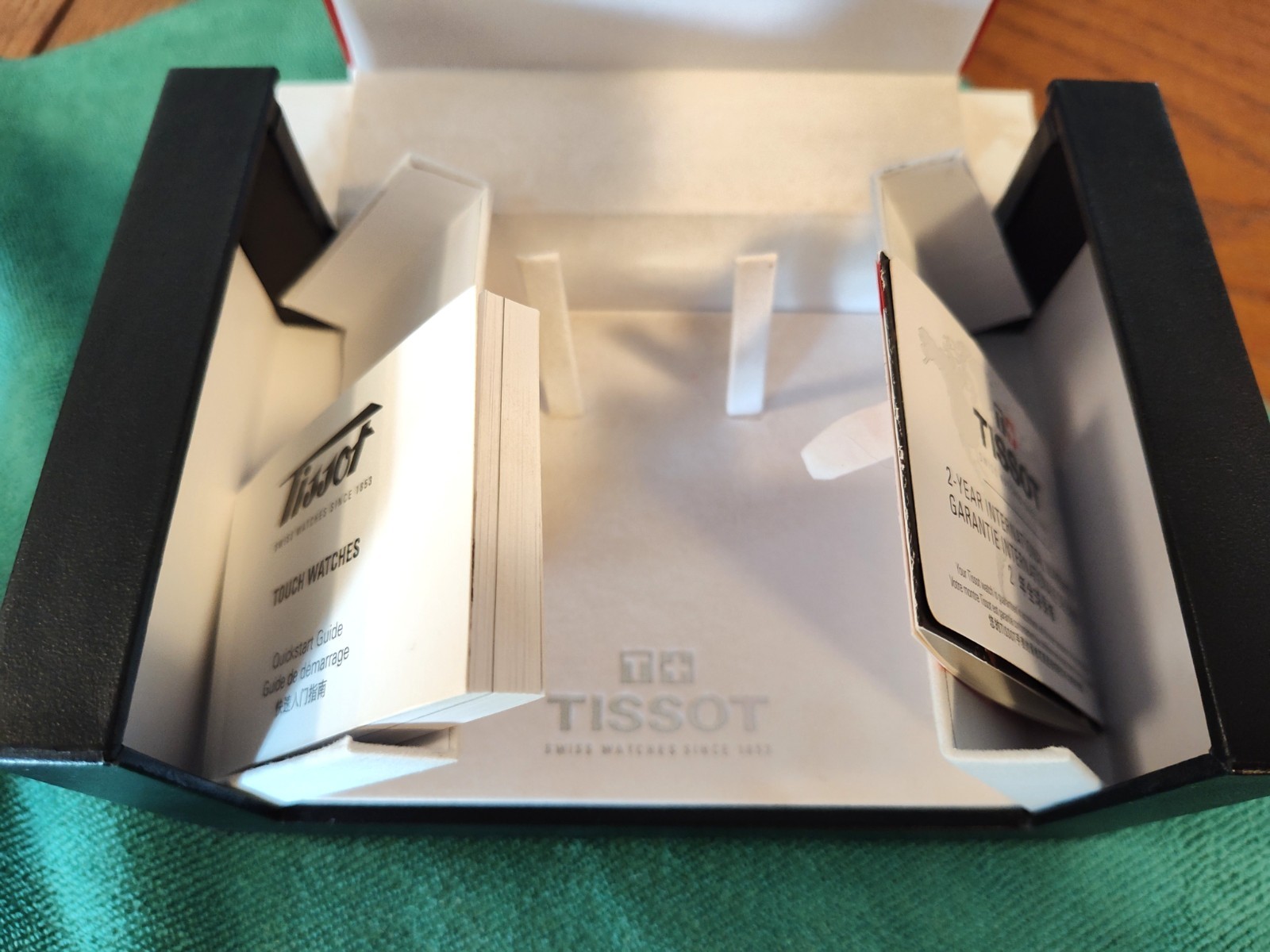 Tissot Tradition T063610A Leather Men’s Swiss Watch, Diamond Pattern Dial, w/Box
