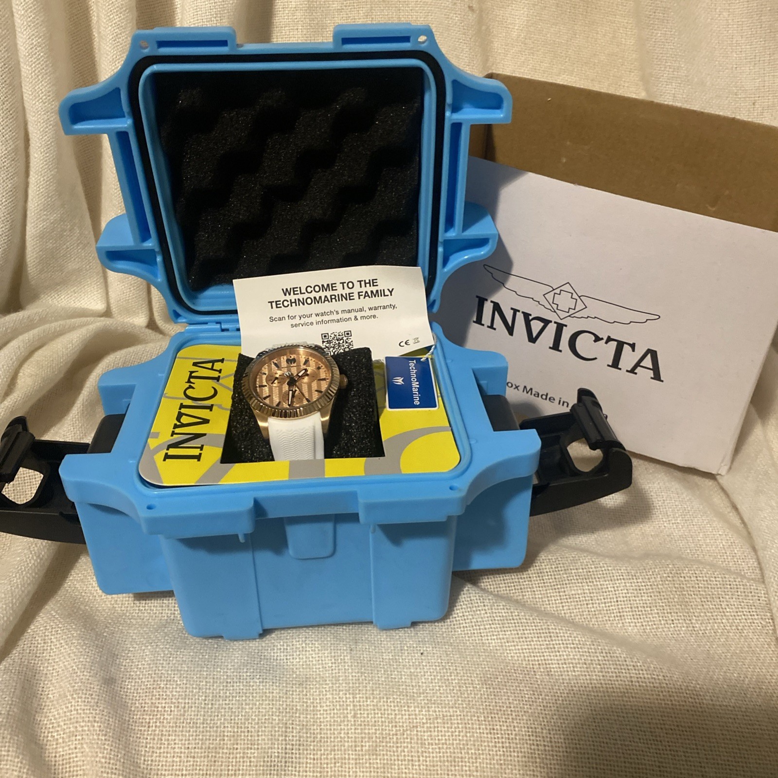 TechnoMarine Coral Legacy Women’s Watch 36mm Black Dial – New in Box