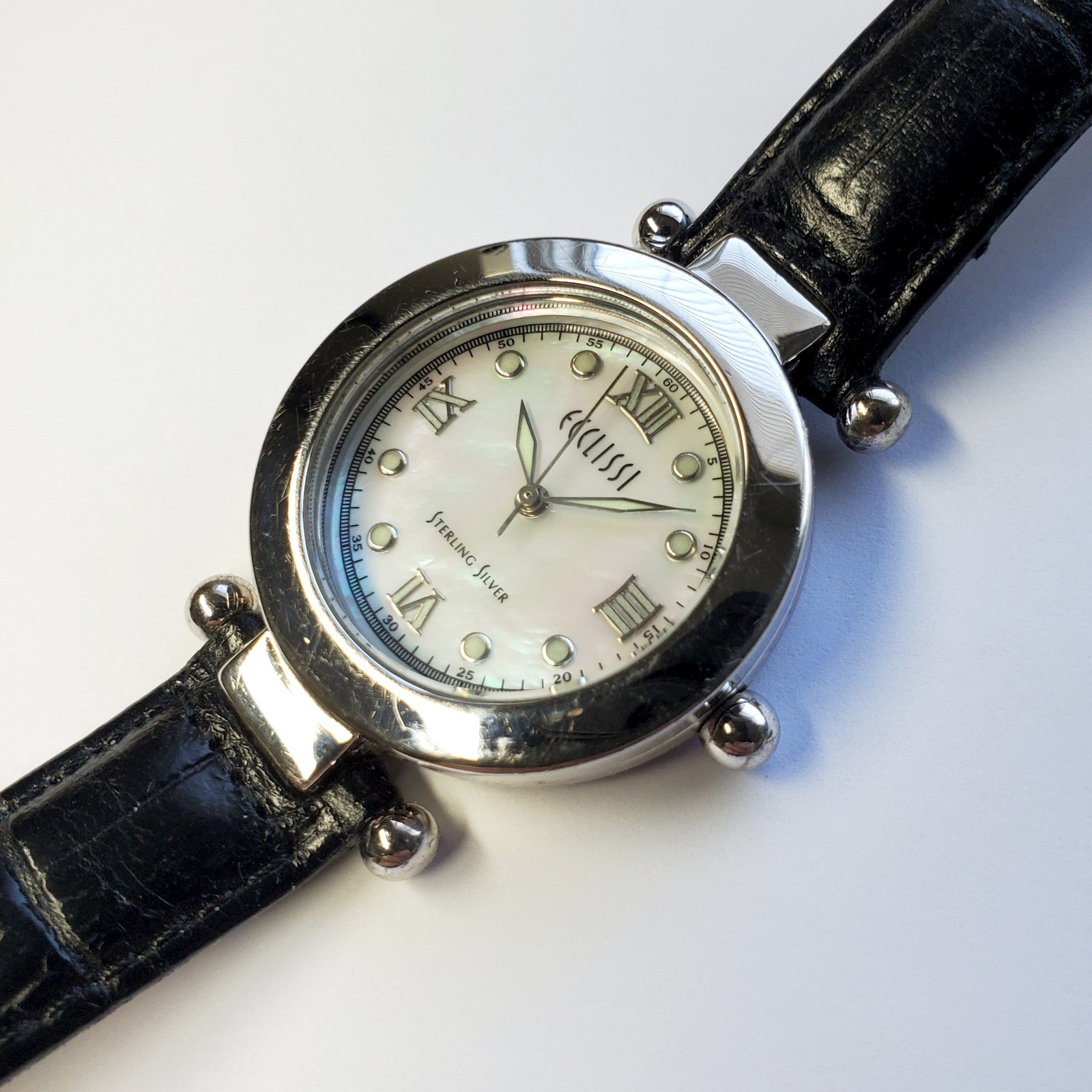 Ladies Ecclissi Sterling Silver MOP Dial Watch – 22340