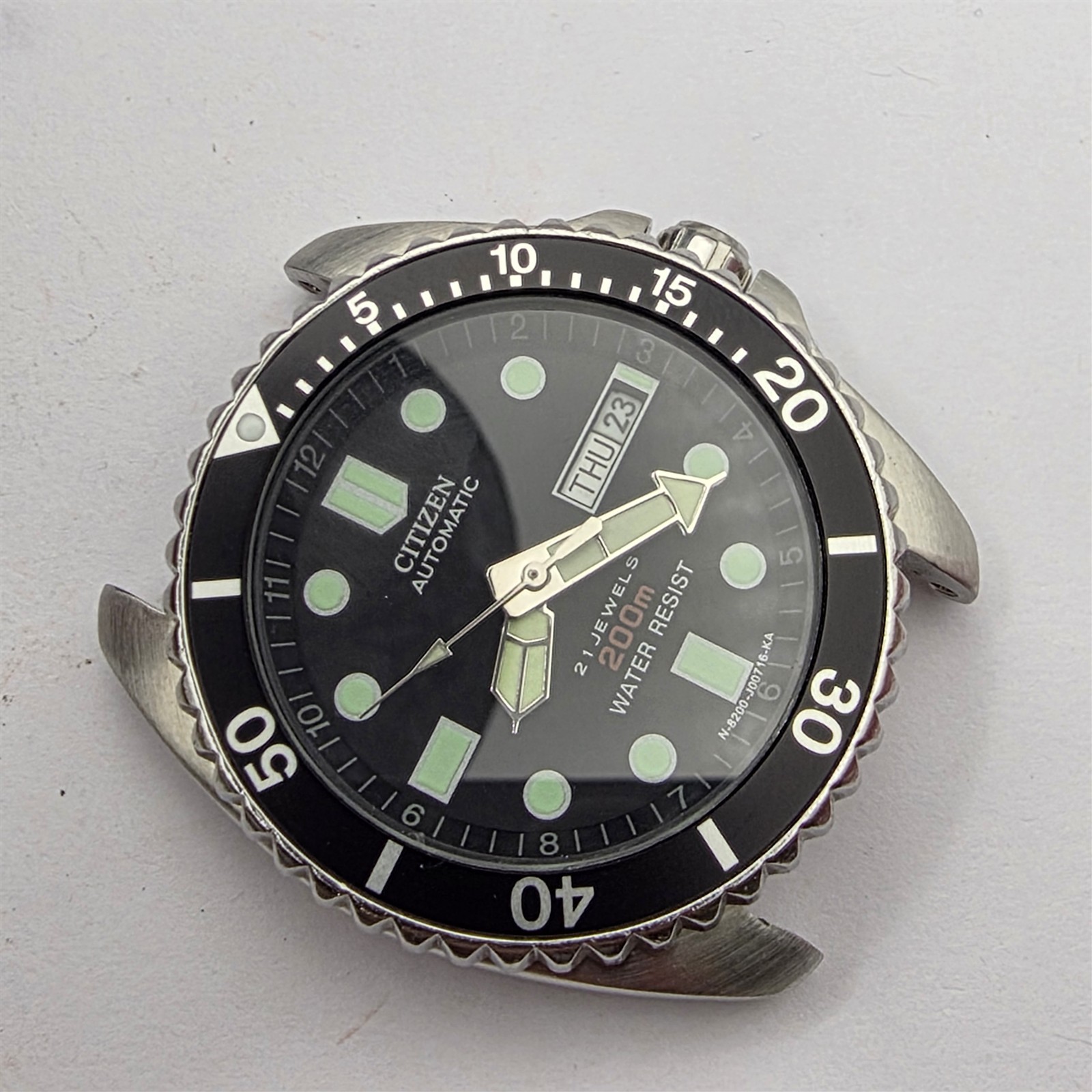 PROJECT TO FIX CITIZEN GN-4-S MENS AUTO SS POLISHED DAY DATE 640481 NY2300 WATCH