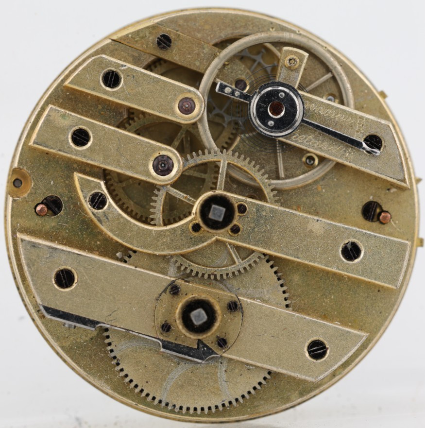 HIGH GRADE KEYWIND POCKET WATCH MOVEMENT, 40.95mm, RUNS (M11)