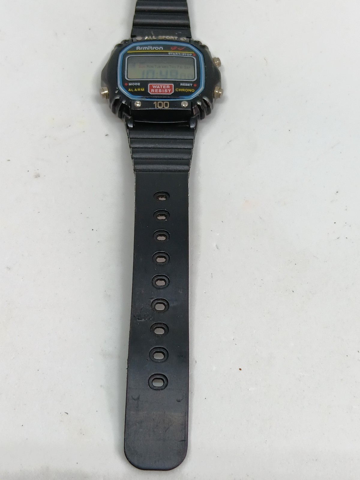Vintage 1980s Armitron 40/6515H Module 1014 Men’s 40mm x 36mm Digital Watch