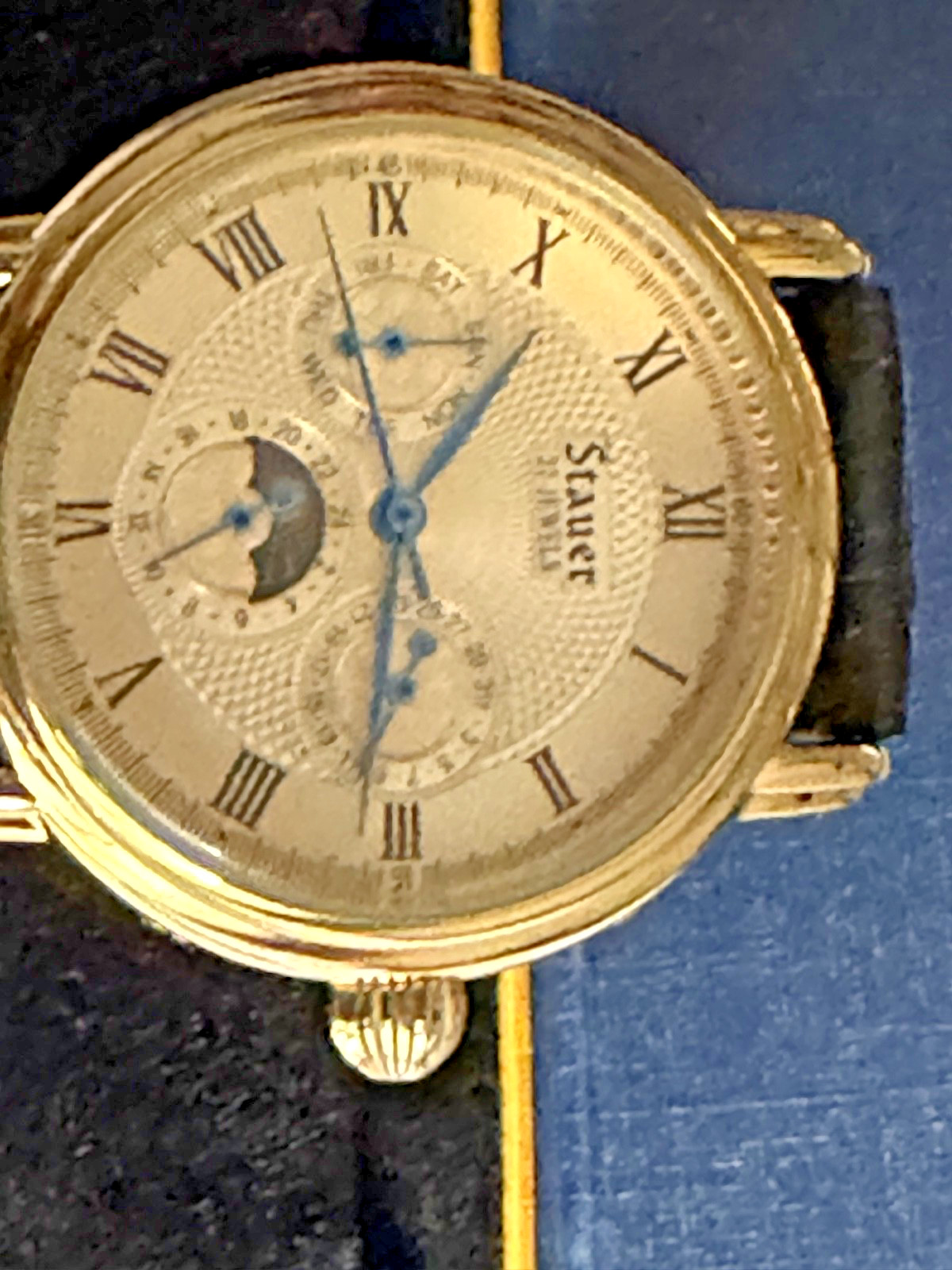 STAUER MAGNIFICAT II AUTOMATIC MEN’S WATCH MODEL 20193 NEW/OLD STOCK WATCH