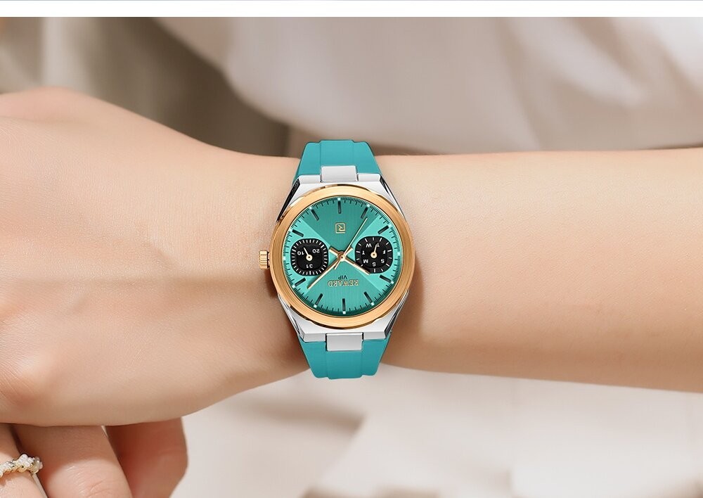 REWARD Women’s Week/Day Luminous Multifunction Calendar Couple Quartz Watch Gift