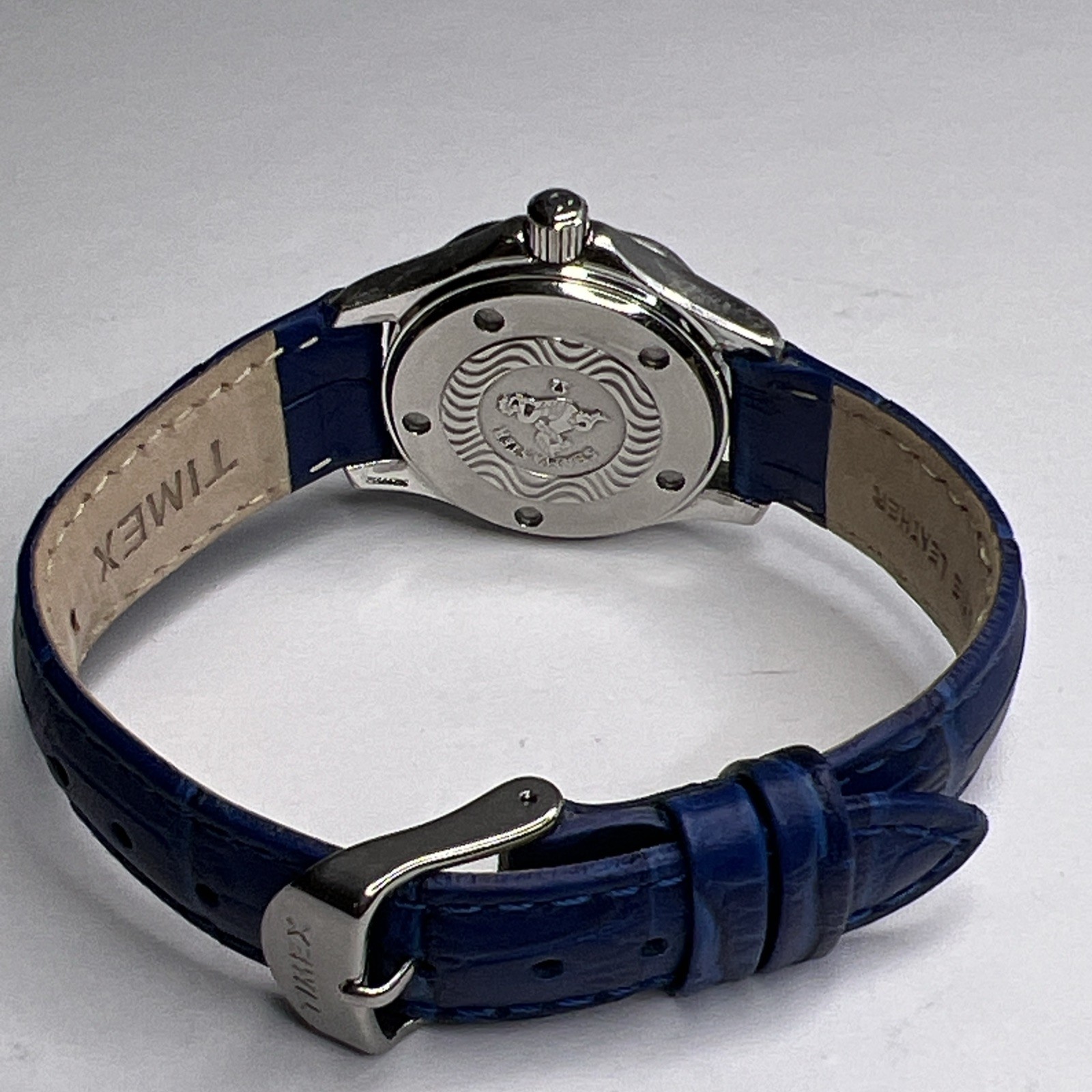 28mm Steel OMEGA 2285.80 Seamaster 300m Quartz Women’s Date Watch Blue Dial Band