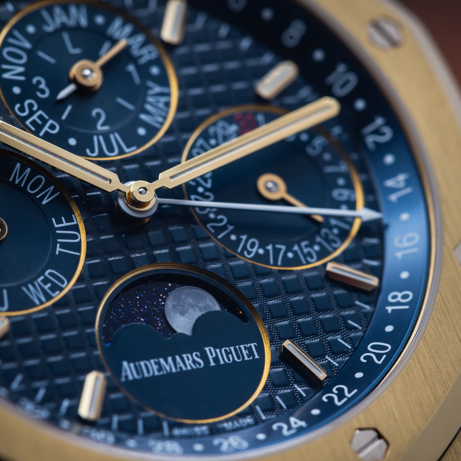 AUDEMARS PIGUET Royal Oak Perpetual Calendar Blue Dial 26574BA.OO.1220BA.01