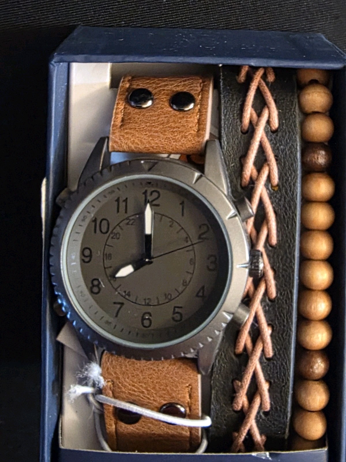 New! George 43mm Men’s Watch & Bracelet Set