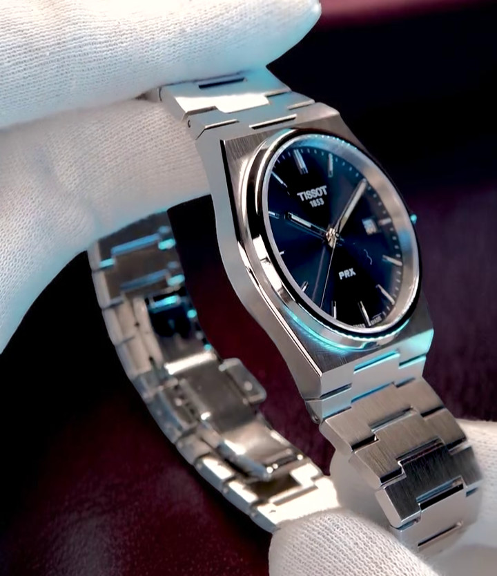 Tissot PRX Men’s T137.410.11.041.00 Quartz Watch Blue Dial Stainless Steel 40MM