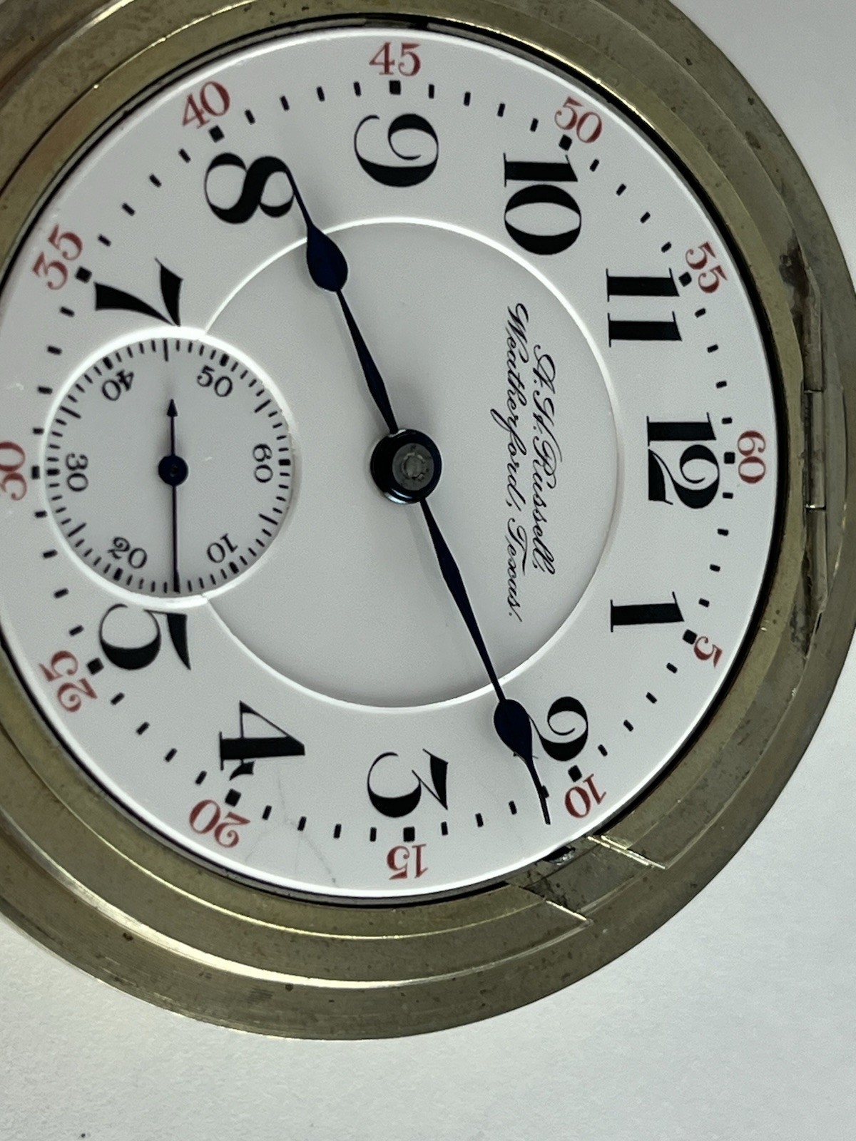 Rare Hamilton Texas Private Label Pocket Watch