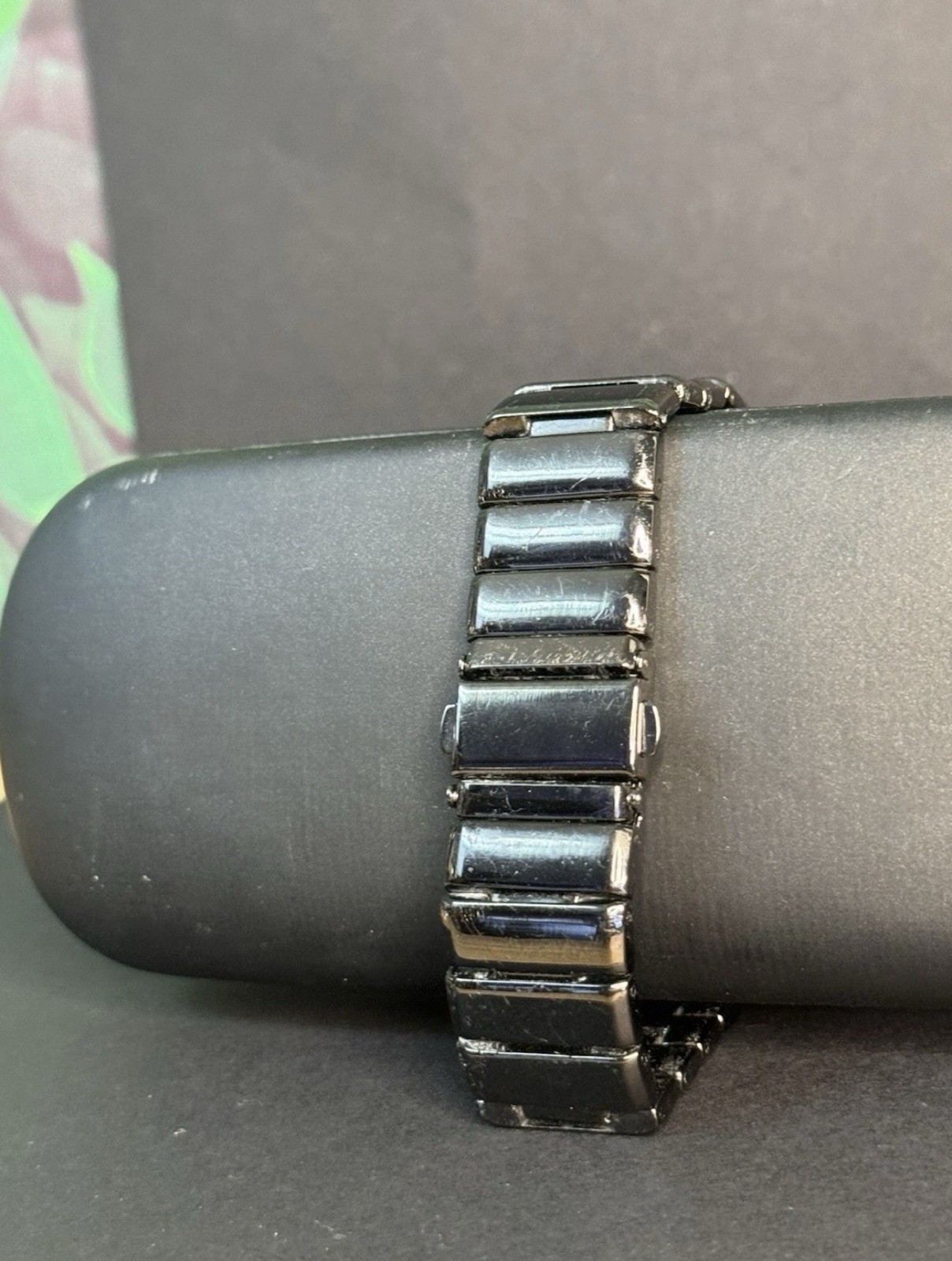 Intercrew LED Dot Matrix Watch – Black Futuristic Digital Grid Display