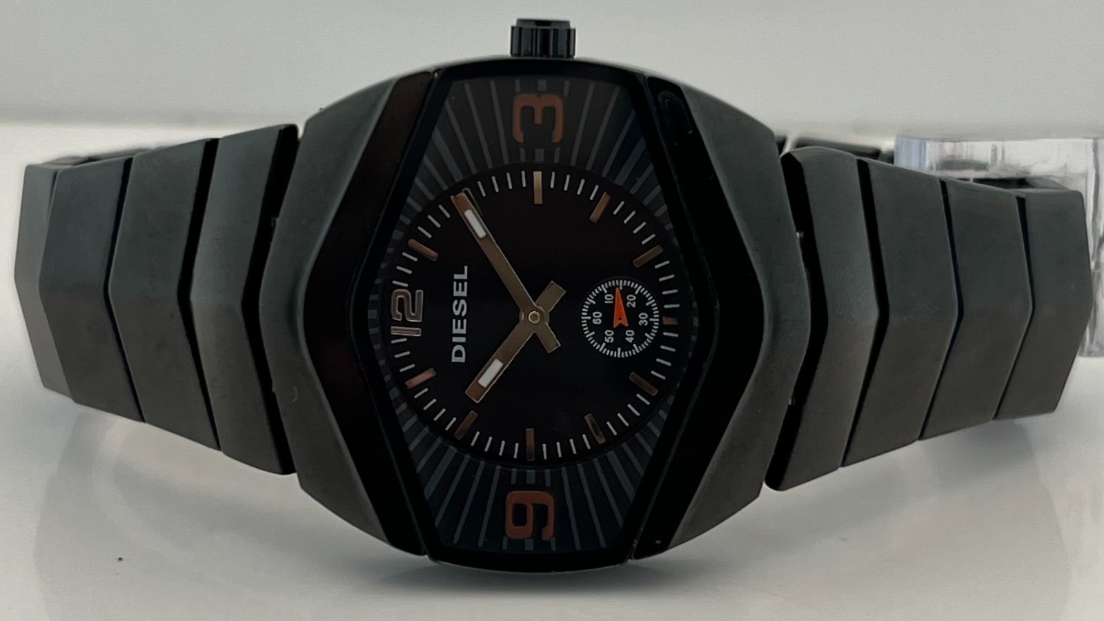 Diesel Quartz Black Dial Sub Second Working Condition Men’s Wristwatch