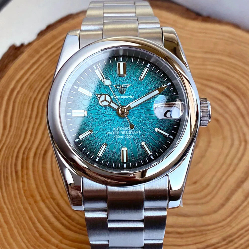 Tandorio Sapphire Glass Men’s Automatic Mechanical Diver Watch For Miyota 8215