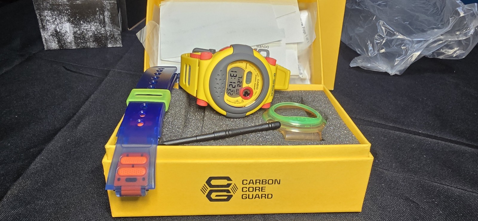 Casio G-Shock Double Bezel Changing Band GB001MVE-9 Box set Limited Edition