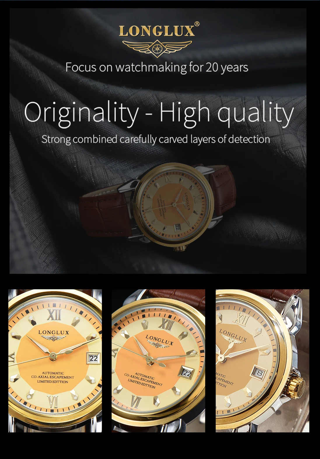 Automatic Man Watch Business Leisure Dating Mechanical Wristwatches Day