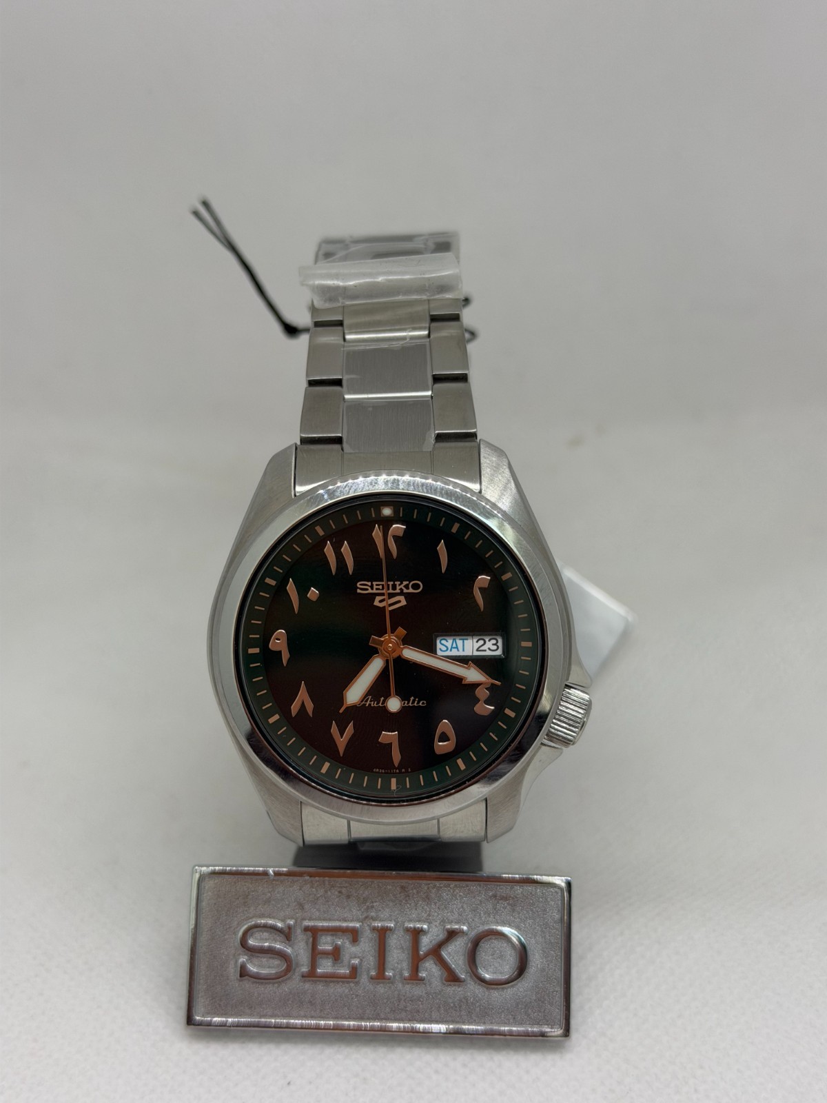 Seiko 5 Sports SRPH49K1 Automatic Green Arabic Dial 40mm Men’s Watch