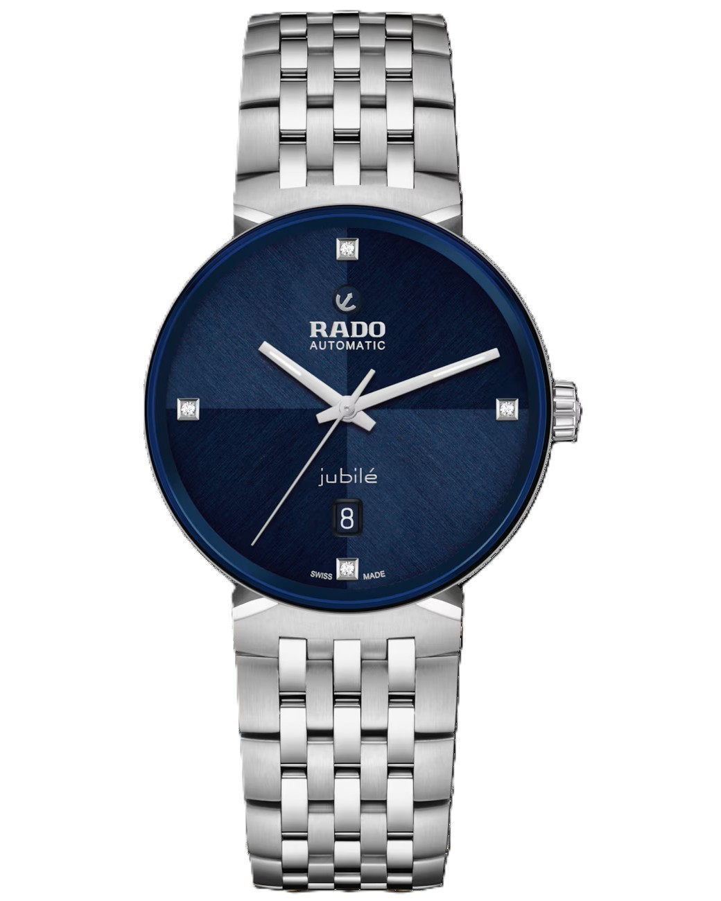 Rado Florence Automatic 39mm Blue Dial SS Men’s Watch R48903733