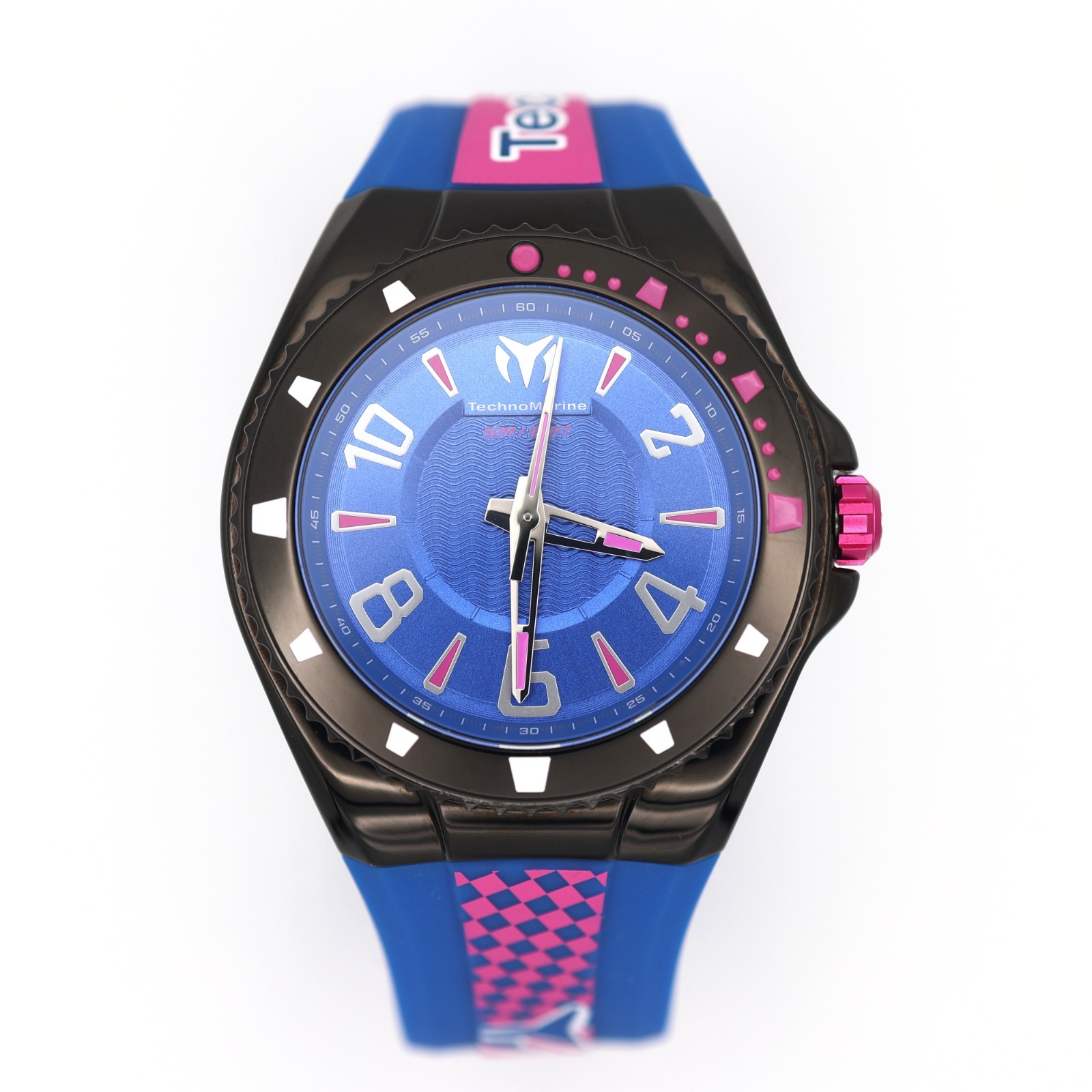 TechnoMarine Racing Legend TM-525011 Black/Blue 44mm Quartz Men’s Diver Watch
