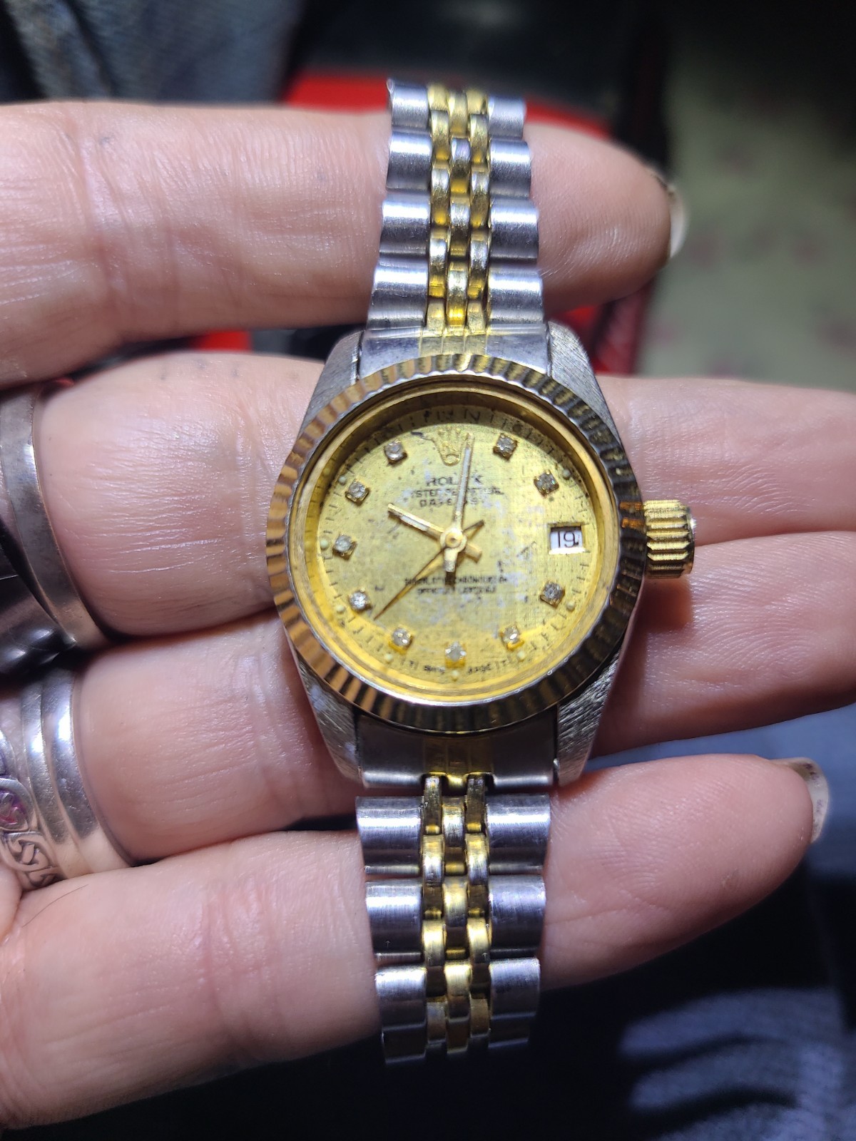 Rolex Oyster Propetual Lady-Datejust Factory Diamond Set