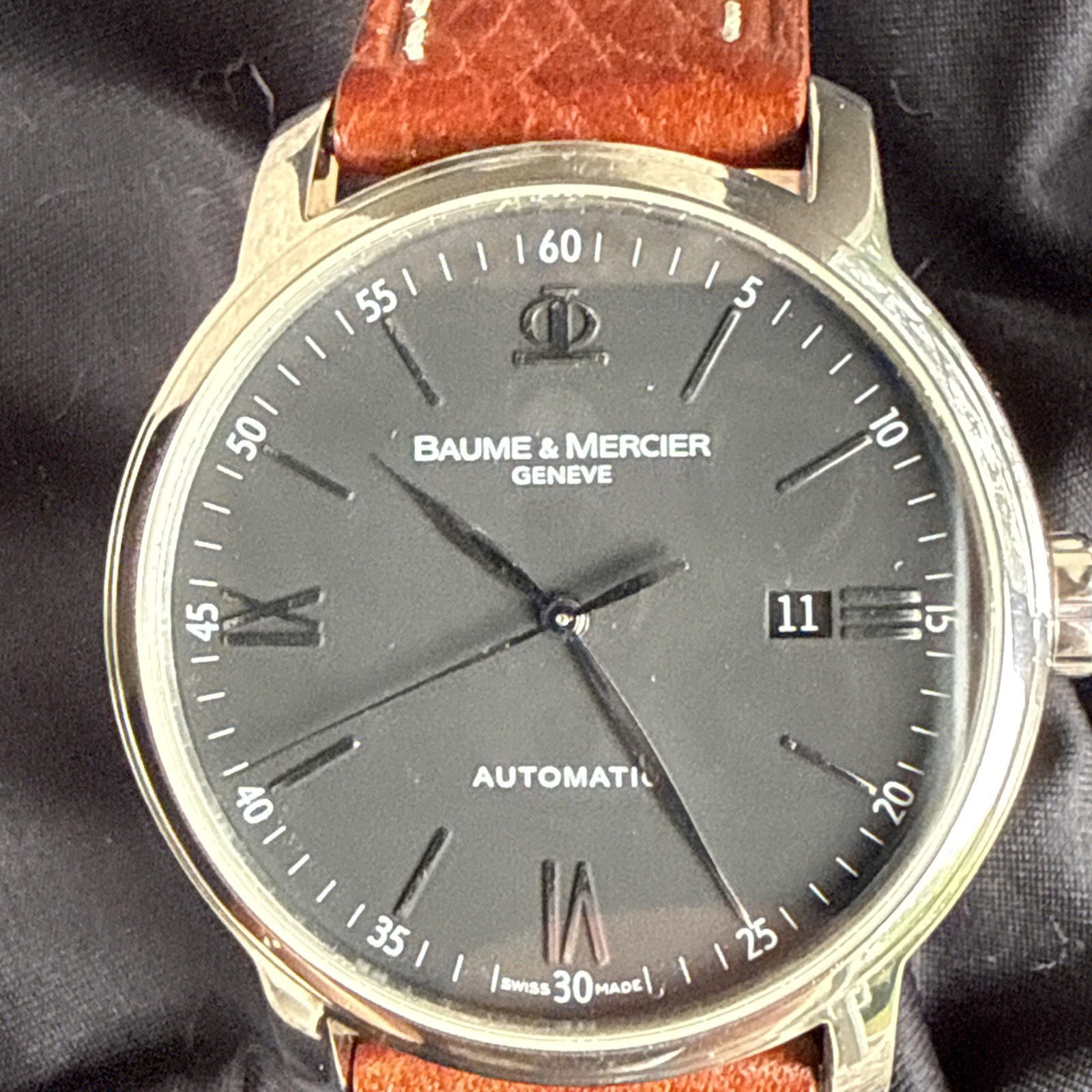 Baume & Mercier Classima XL Automatic 42mm Black Dial M0A08590 w/ Box Serviced
