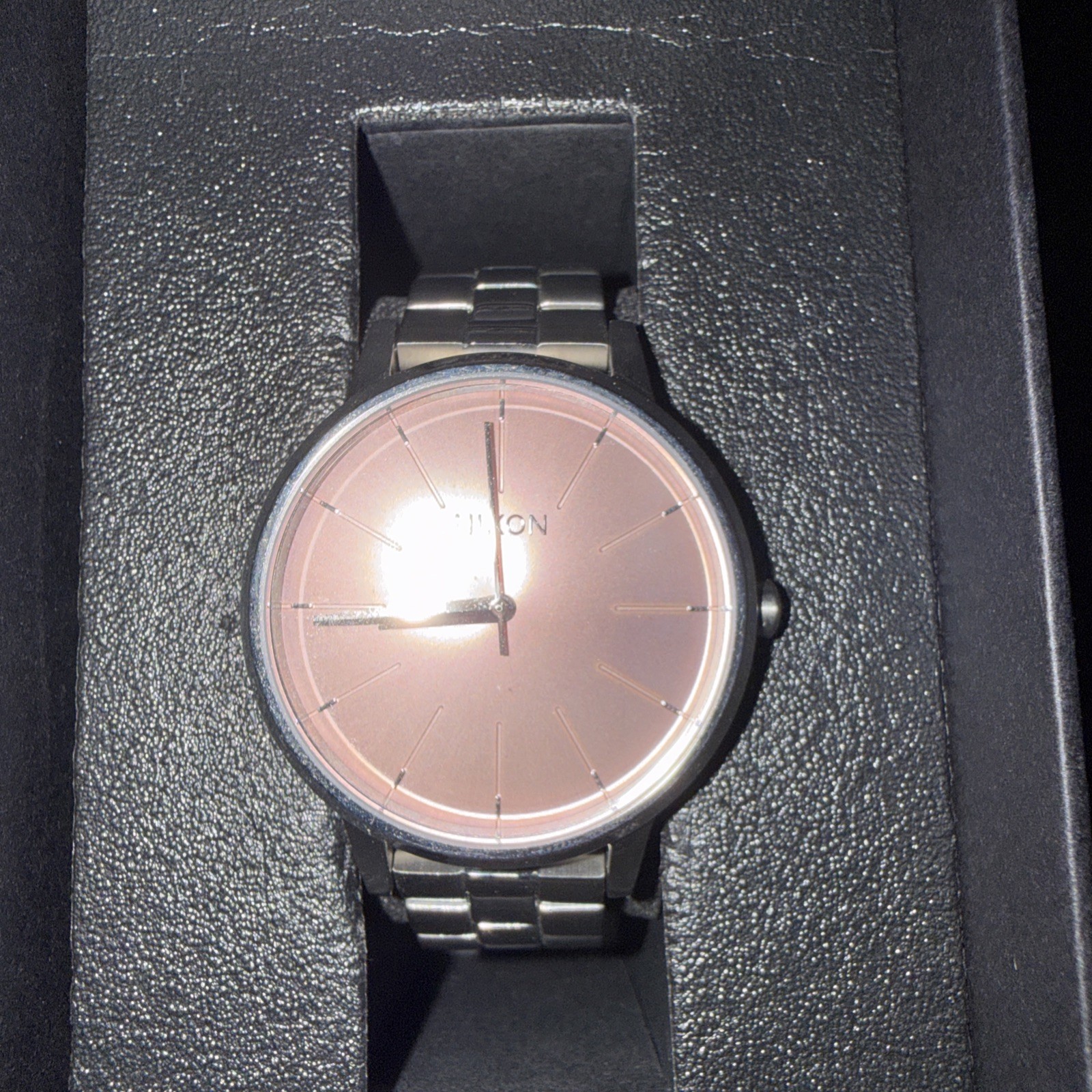 Nixon Kensington Watch Silver / Pale Lavender Stainless Steel A099-2878