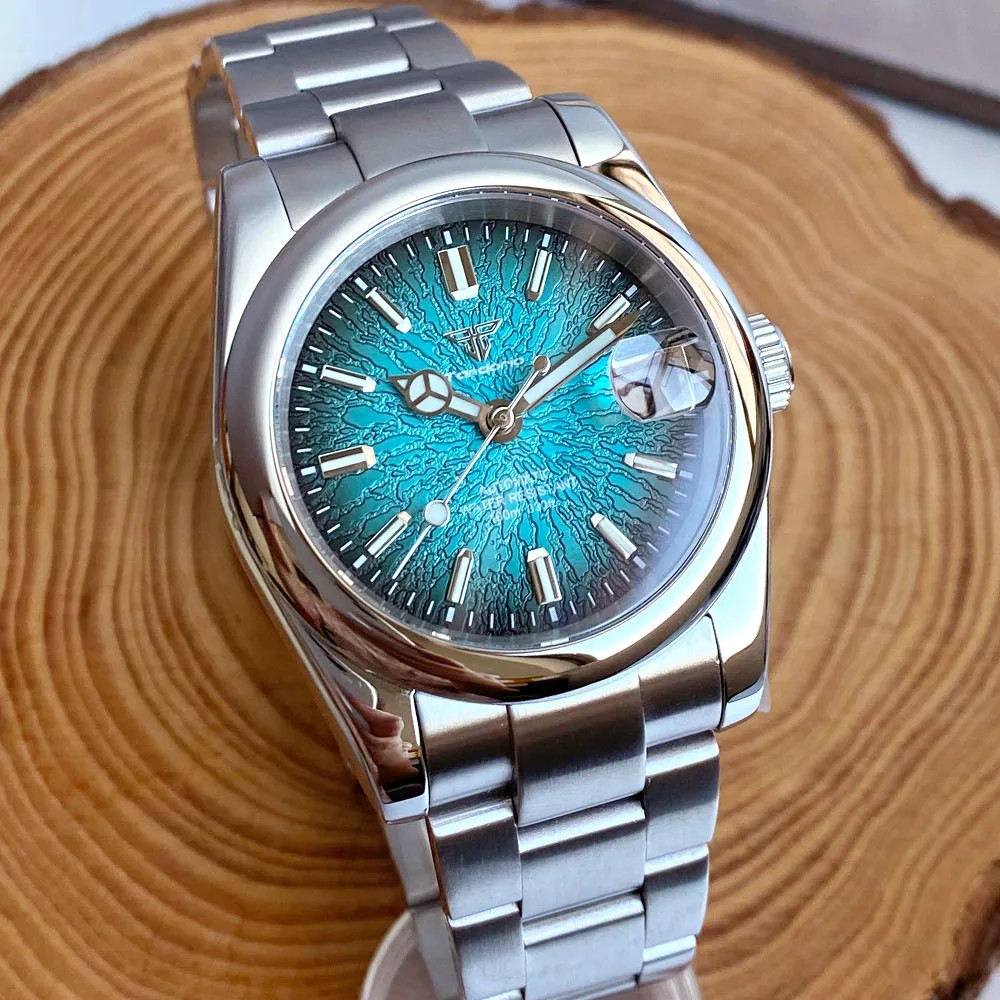 Tandorio Sapphire Glass Men’s Automatic Mechanical Diver Watch For Miyota 8215