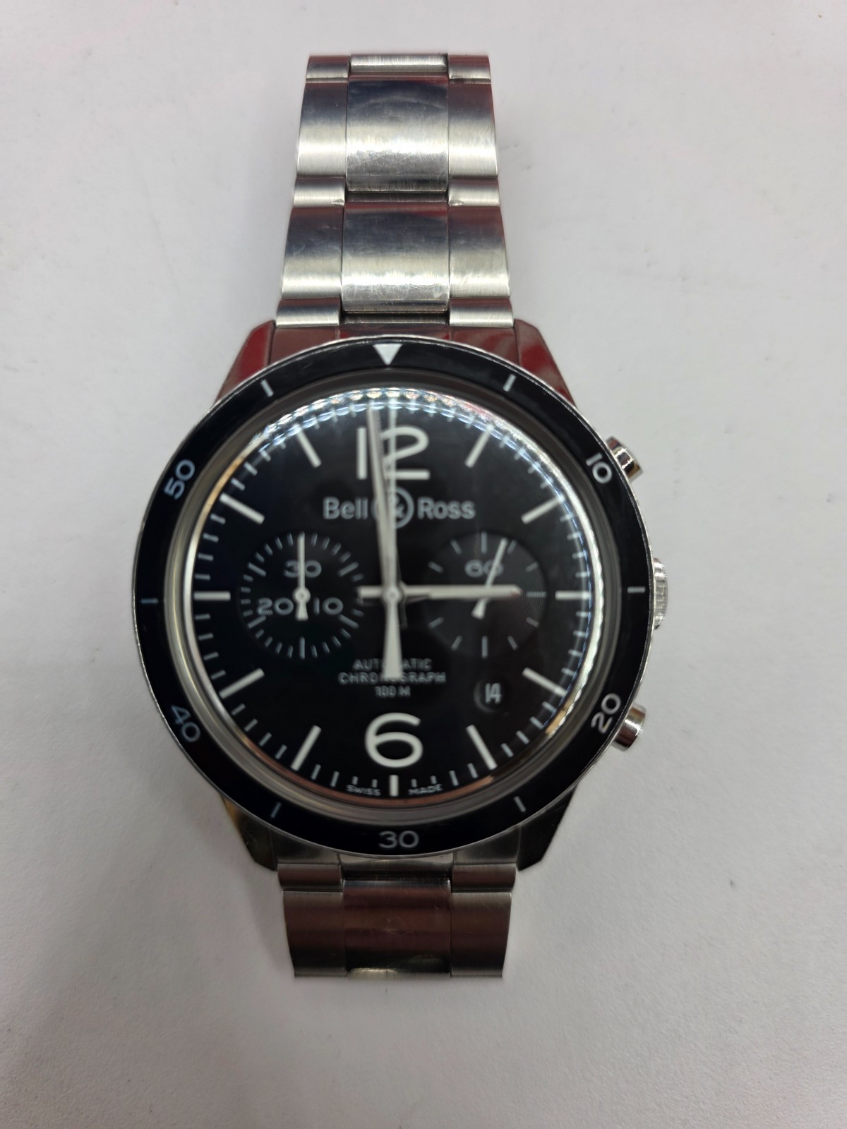 BELL &ROSS BR126-95-SP AUTOMATIC 42mm WATCH CHRONOGRAPH