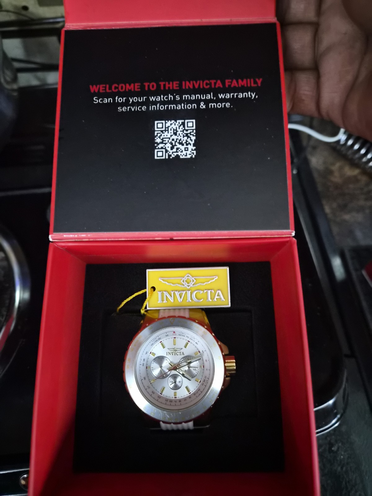 Invicta Men’s Chronograph Quartz Date Lot 2 Black/White w/Box