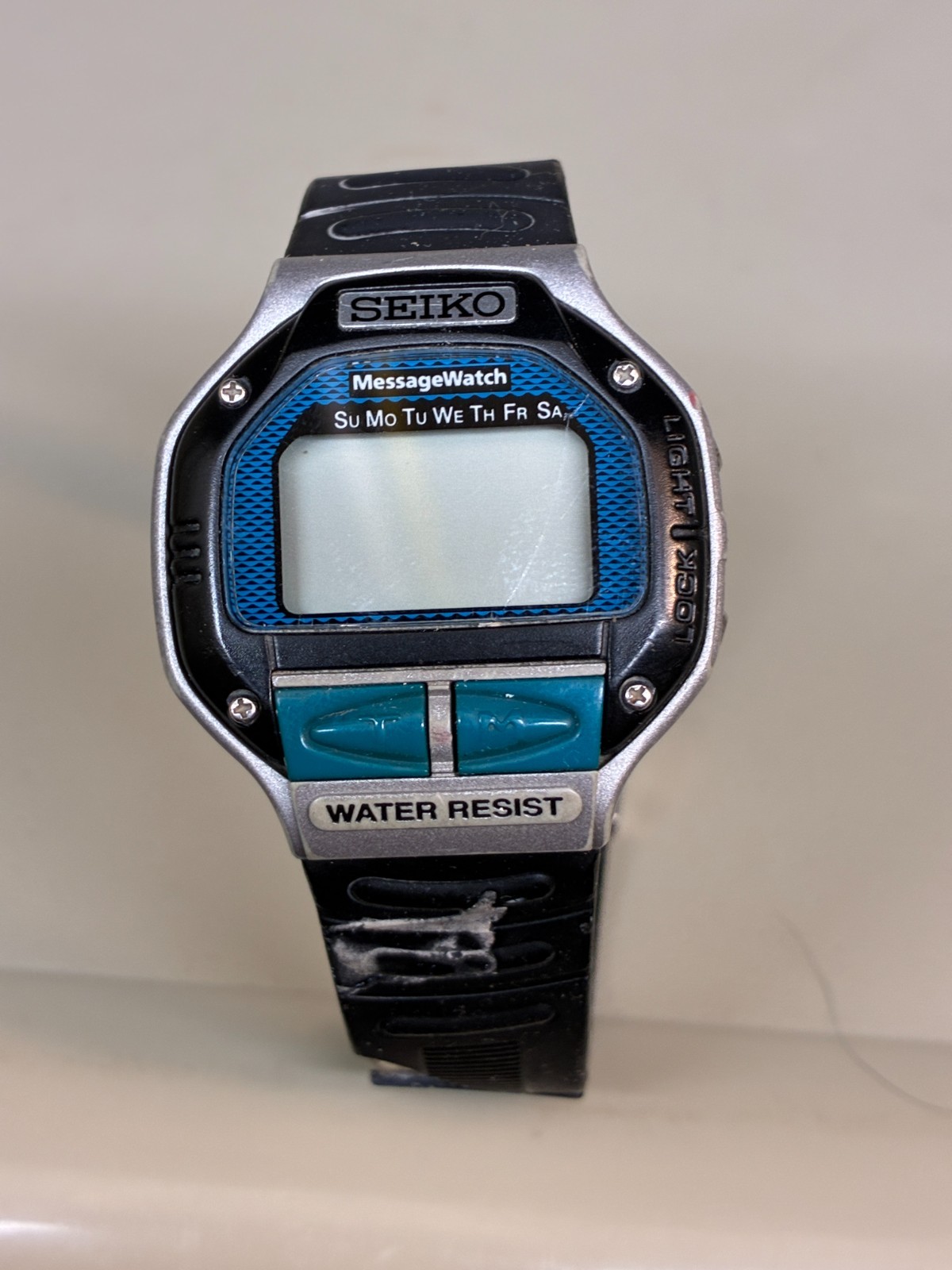Seiko Message Watch Retro Digital Watch MA52-4A40 Needs New Battery