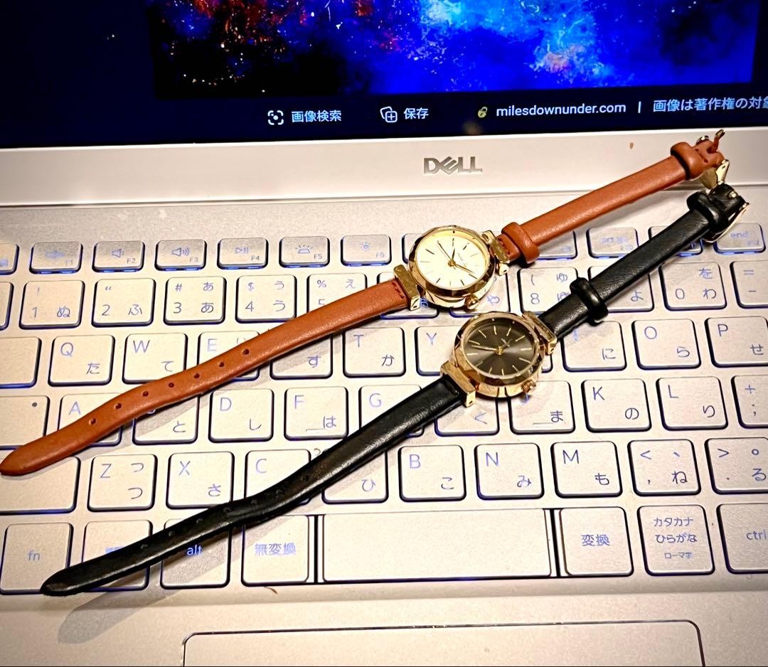 CASIO LQ-142 Analog Watch (Black) & Studio Clip Watch (2 pieces)