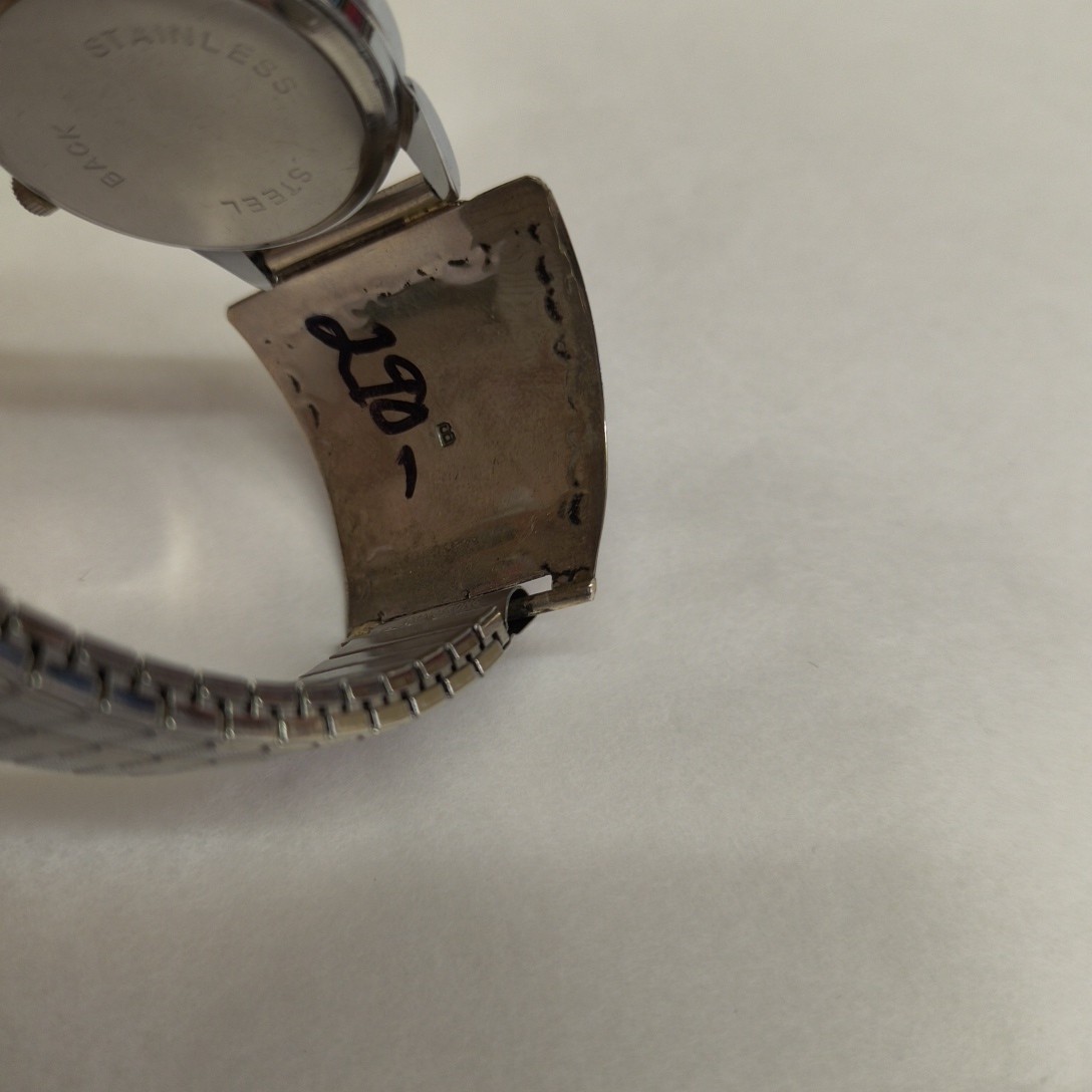 Men’s Stretch Watch Sterling, Turquoise Eagle Native American *Needs Battery