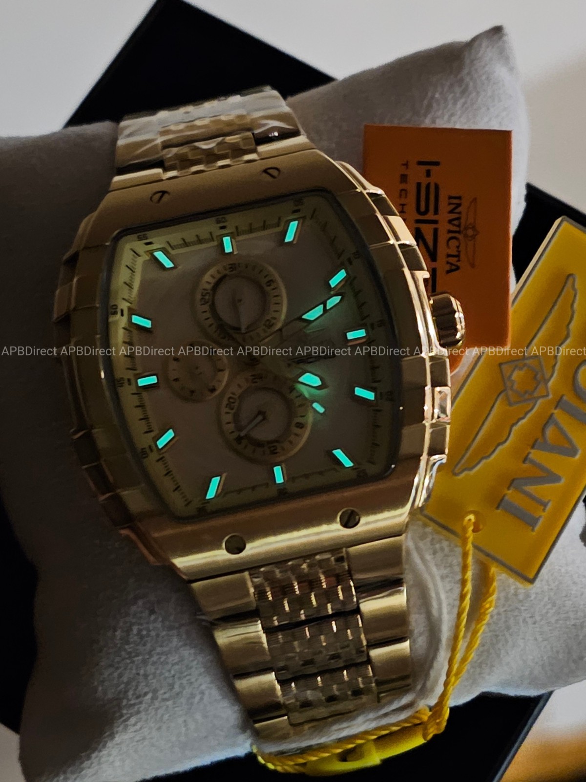 Invicta – S1 Rally – Gold Case & Bracelet Multifunction Quartz Mens Watch