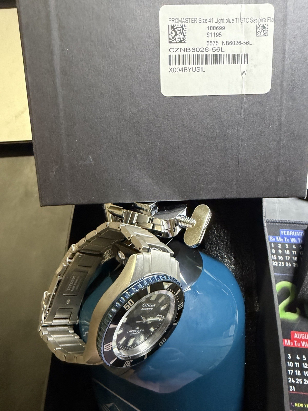 Citizen Men’s Promaster Titanium Dive Watch 41mm