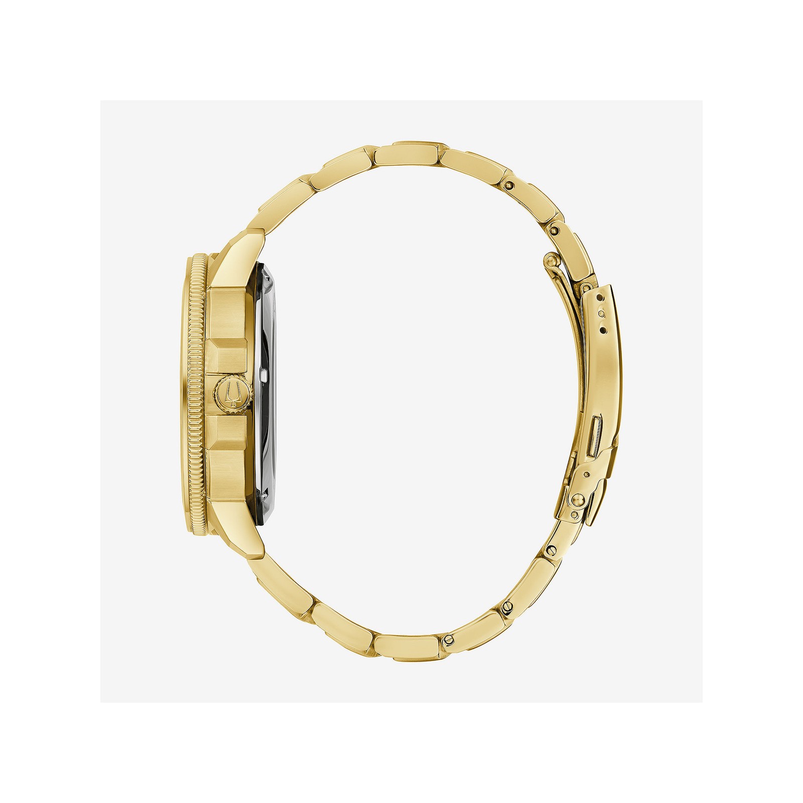 Bulova Marine Star Series C Mens Automatic Gold Tone Stainless Steel Bracelet