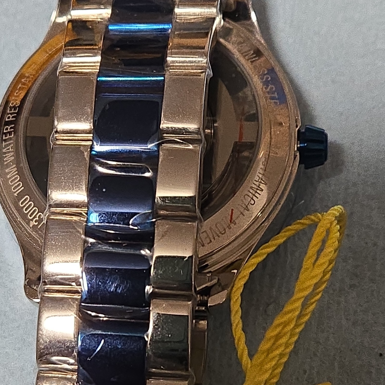 Invicta Disney Mickey Mouse Automatic 300m Blue Skeleton Dial Steel 47mm