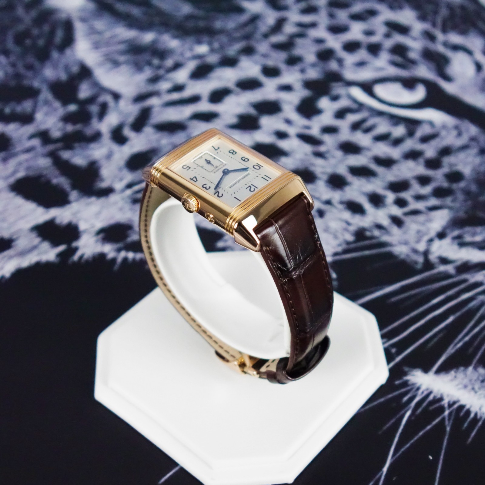 Jaeger LeCoultre Reverso Duo Day and Night Ref. 270.2.54 Rose Gold Box Papers