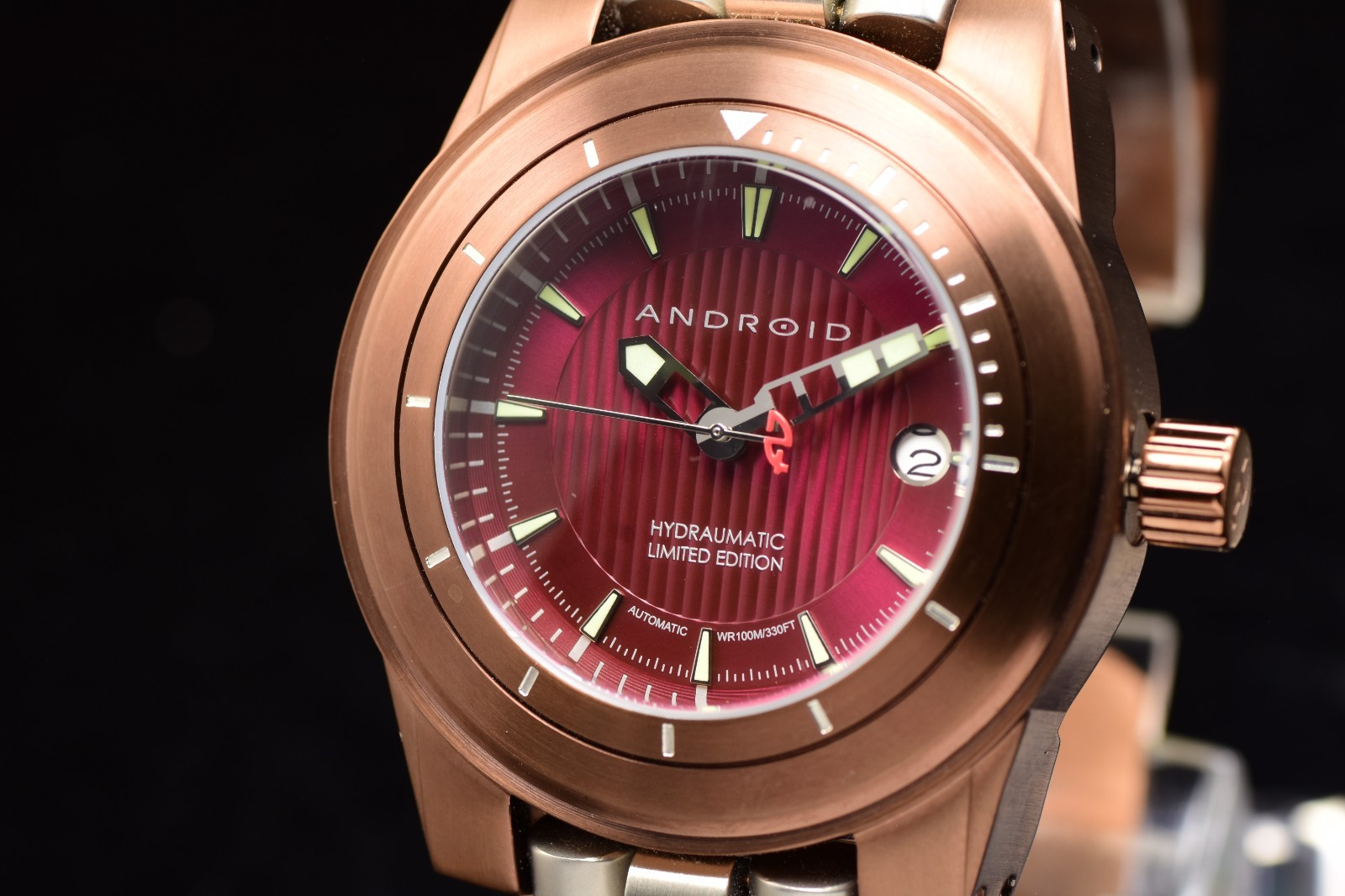 RARE ANDROID ARAGON AD680 HYDRAUMATIC LIMITED ED 029/500 AUTOMATIC MEN’S WATCH