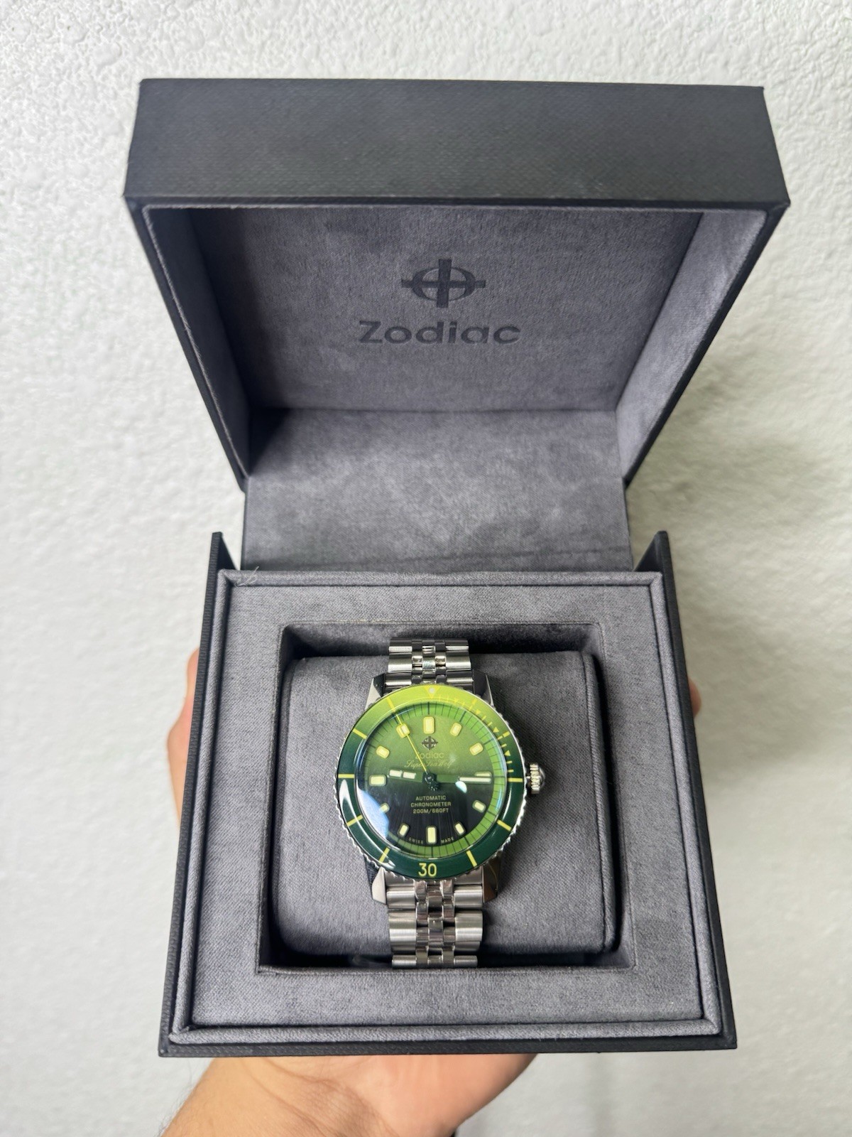 ZODIAC SUPER SEA WOLF COMPRESSION DIVER PINEAPPLE never been used