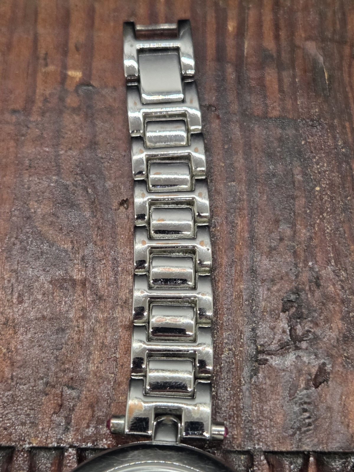 DESIGNER BETSEY JOHNSON BJ00285-01 Wristwatch WATCH Silver Tone Colorful Details