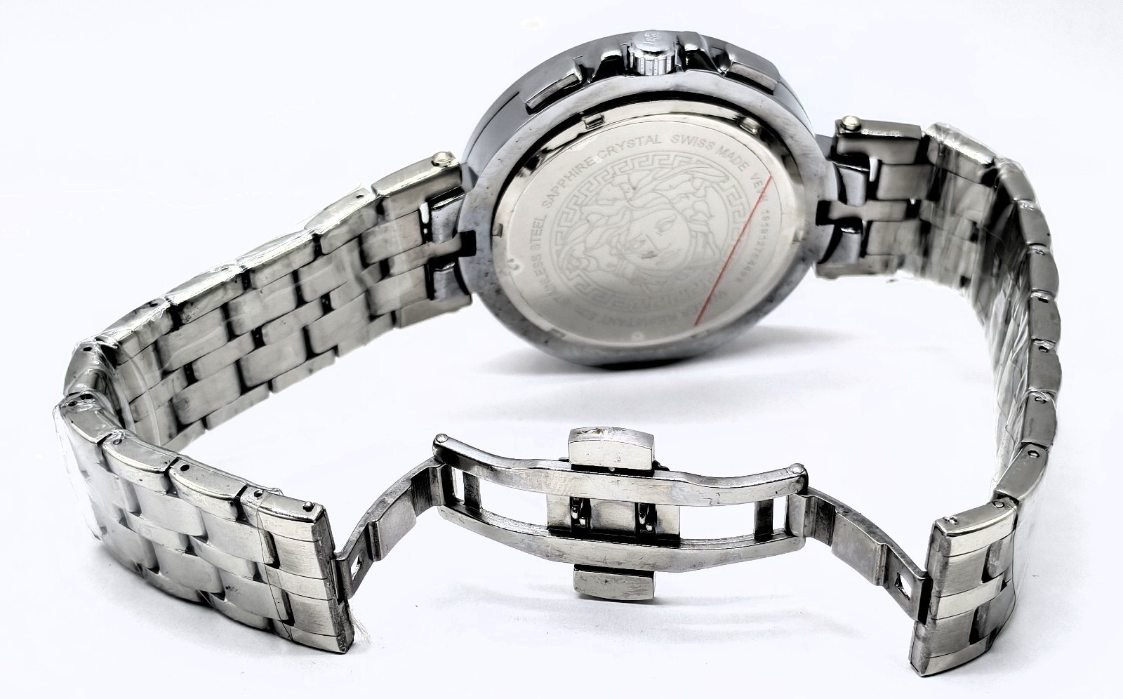 Fabulous Versace Chronograph Date Indicator Fix Bezel Men’s Wrist Watch
