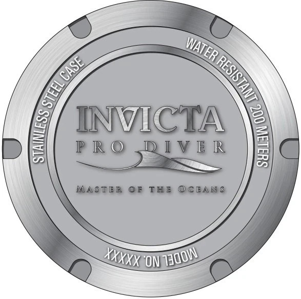Invicta Pro Diver Scuba WAVE Ember Red 200M Men’s Diver Quartz Watch- 47845