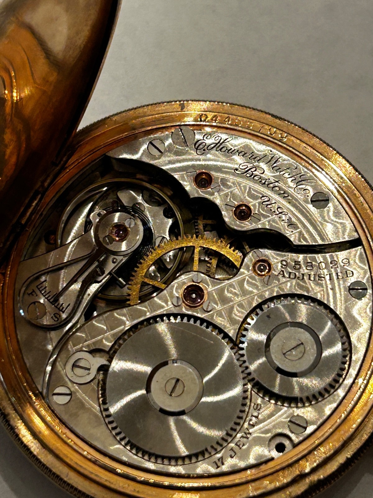 16s howard pocket watch