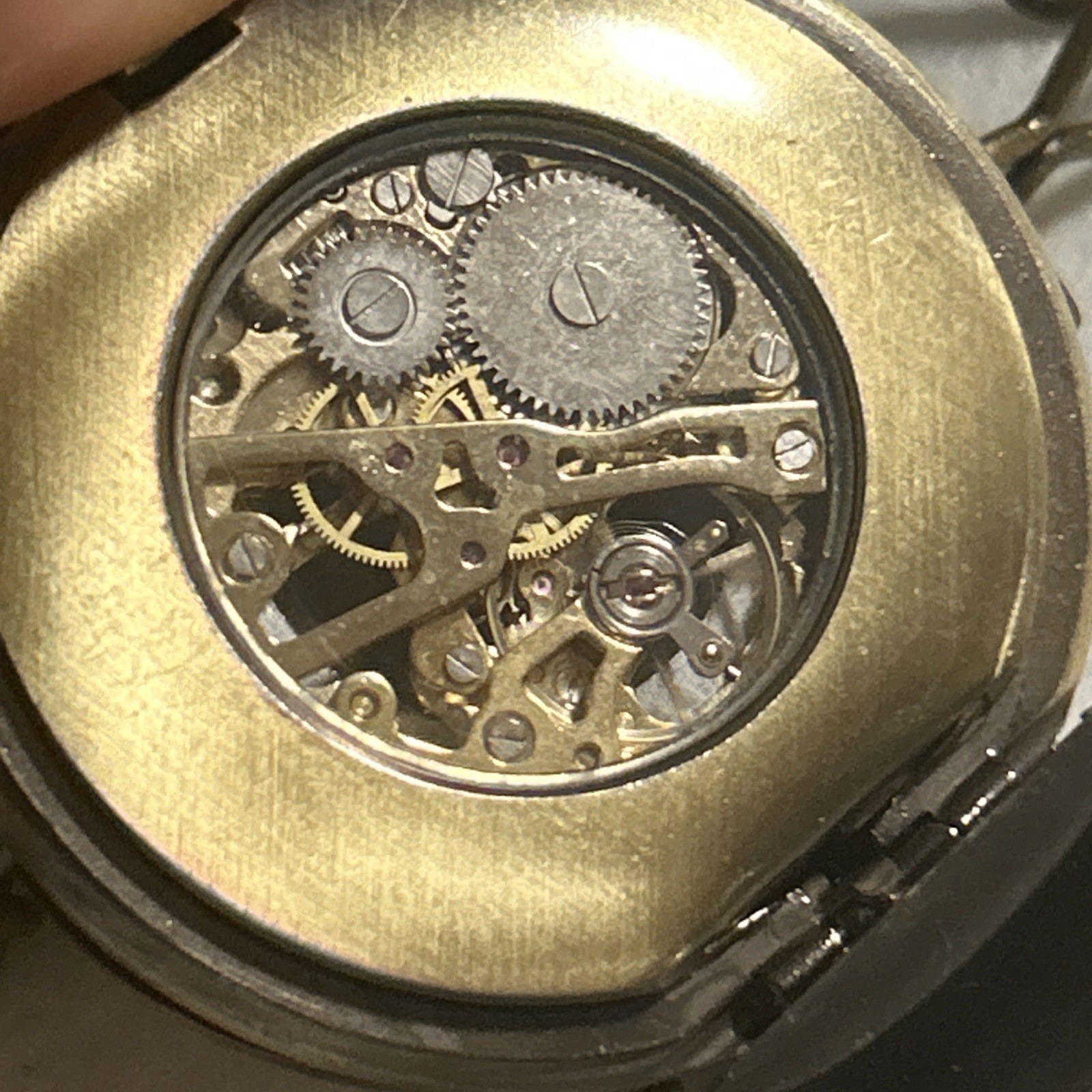 Men’s Pocket Watch Mechanical Black Steampunk Skeleton Retro Chain Luxury Dial