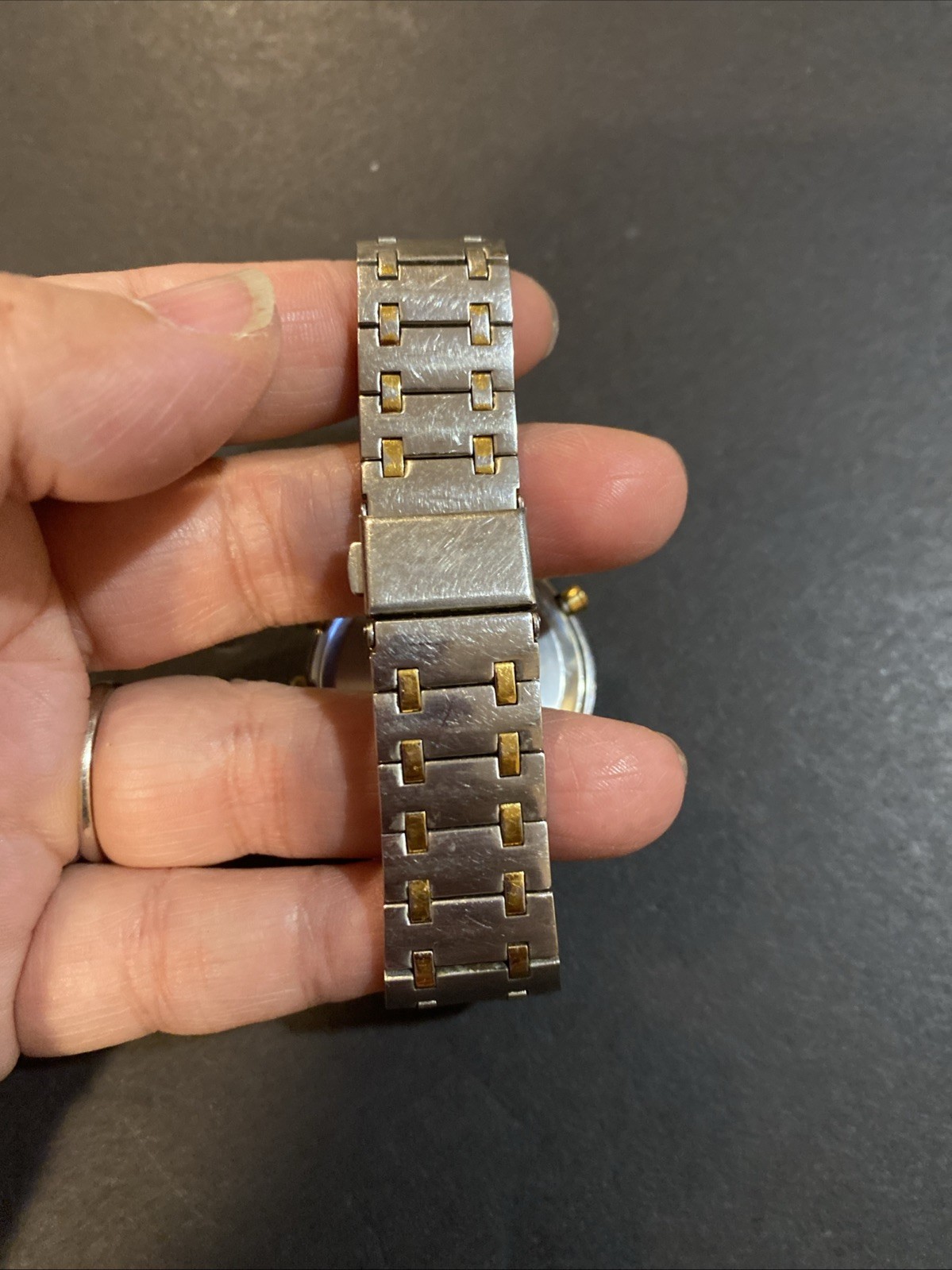 VINTAGE SEIKO QUARTZ WORLD TIMER WRIST WATCH 5T52-7A00 W/DATE