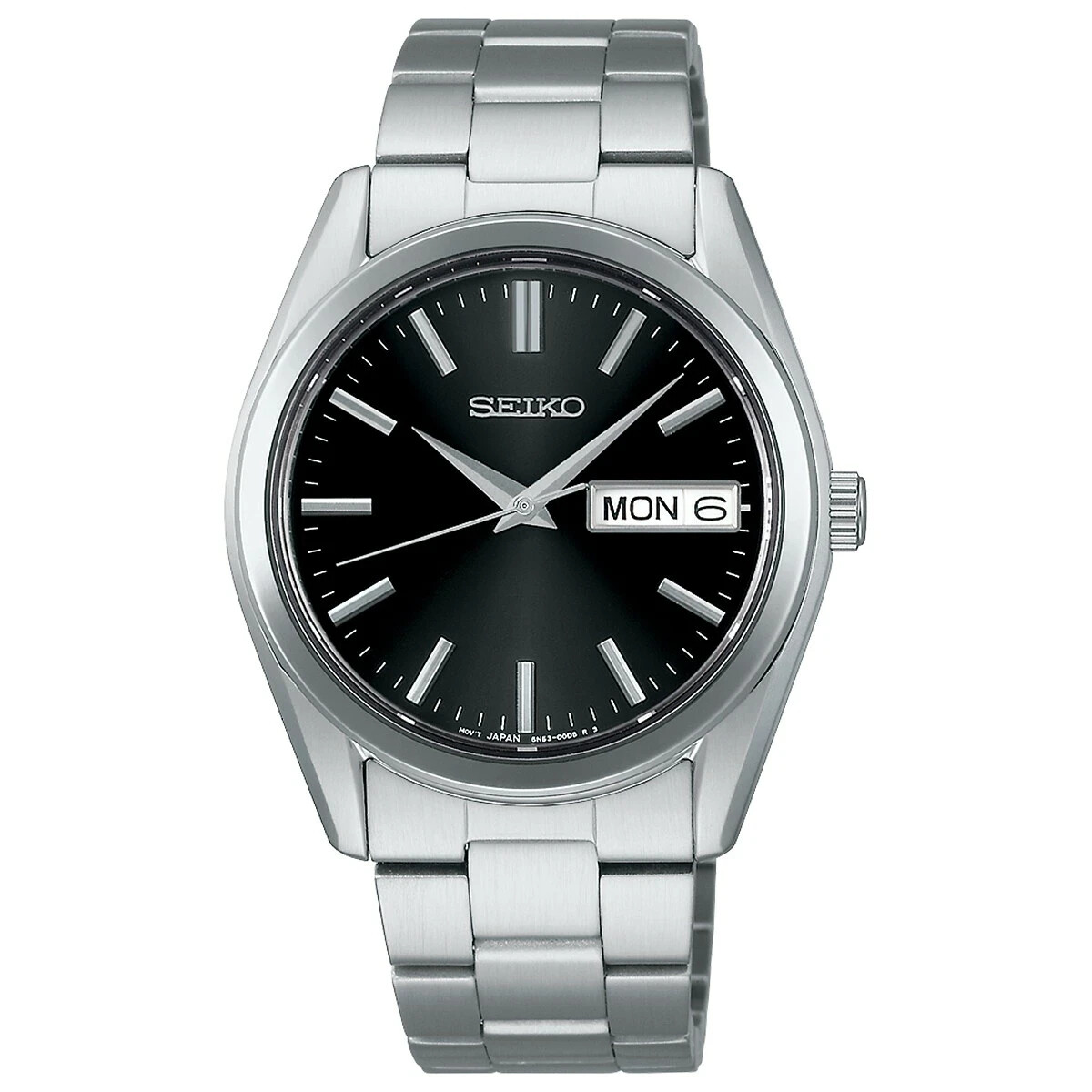 Seiko Selection SBTH011 Black Dial Stainless Steel Sapphire Glass Men Watch NEW